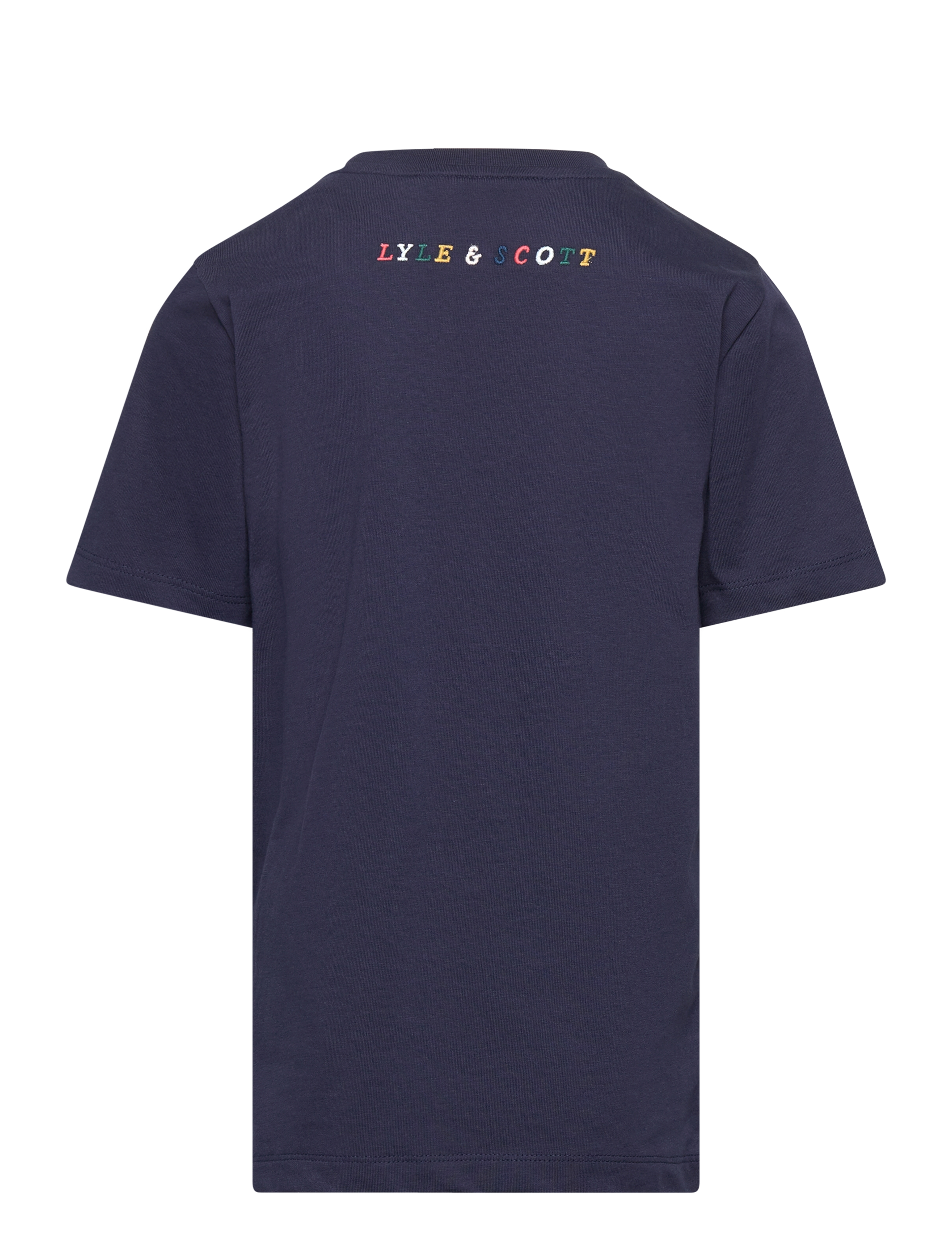 Lyle & Scott - Multi Colour Embroidery  T-shirt - navy - 1
