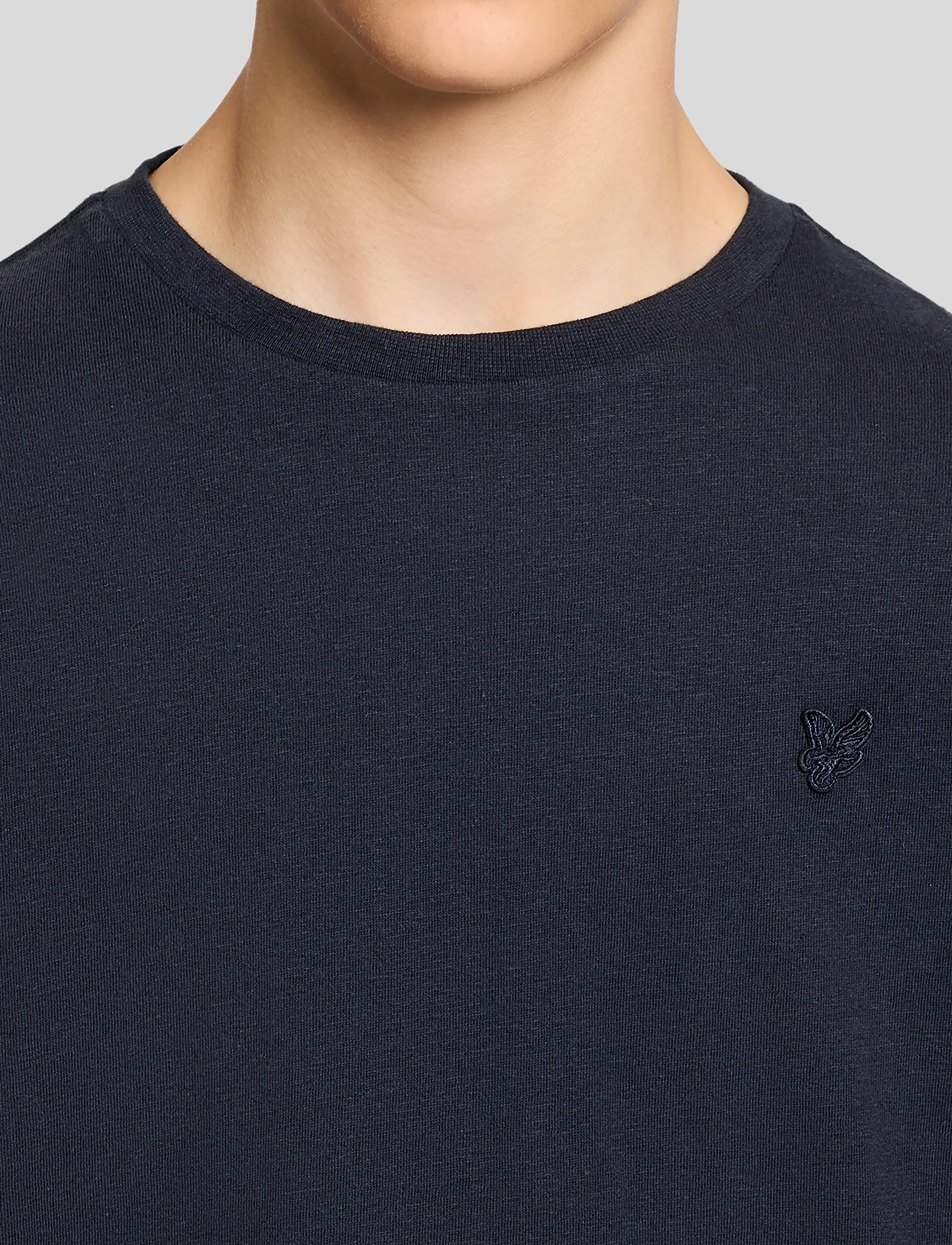 Lyle & Scott - Linen Blend T-shirt - lühikeste varrukatega t-särgid - z271 dark navy - 4