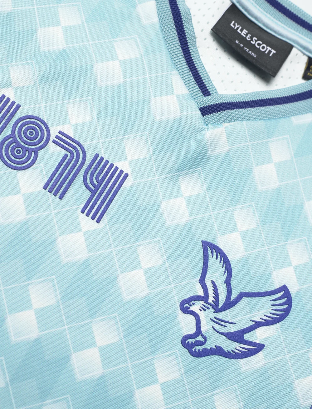 Lyle & Scott - Printed Argyle T-shirt - kurzärmelige - x581 ambient green - 2