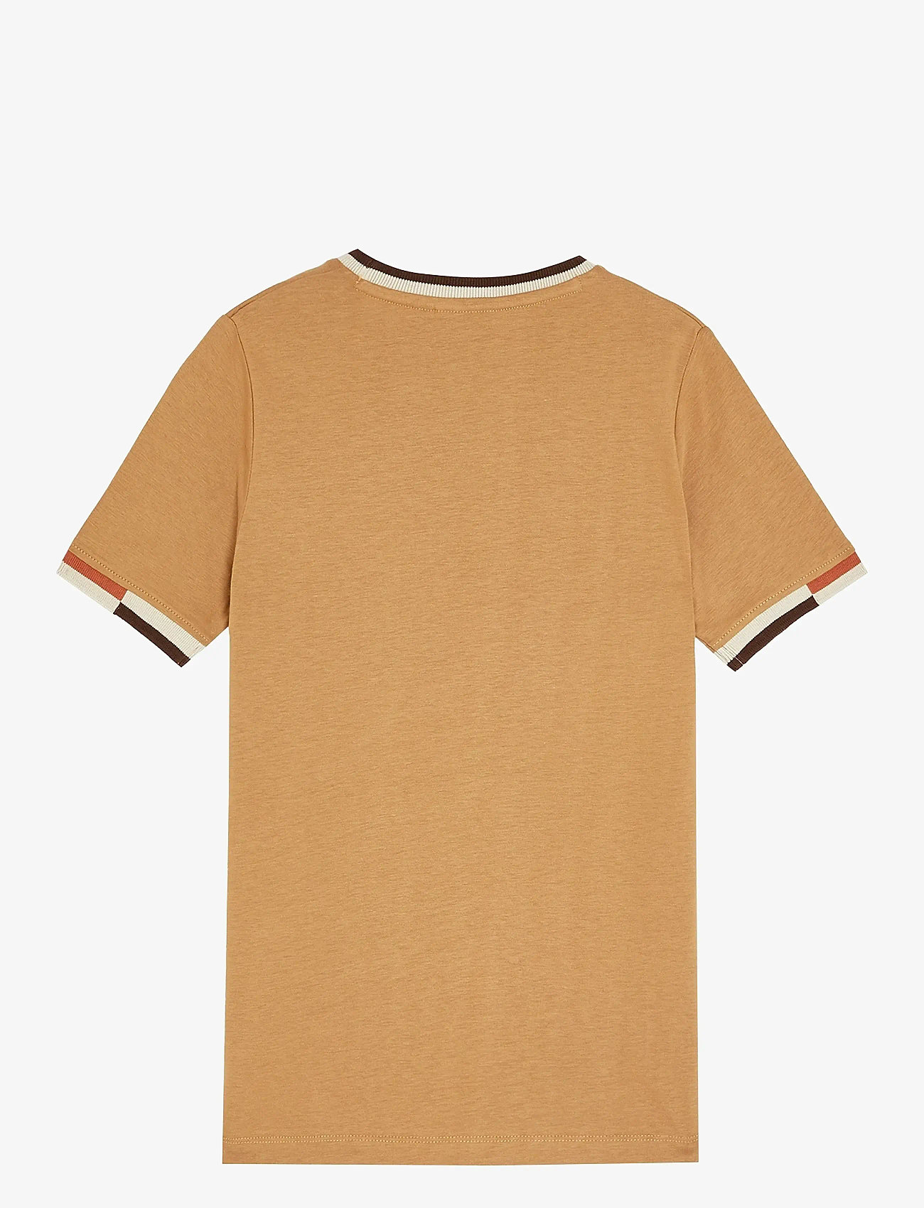 Lyle & Scott - Multi Rib T-shirt - lühikeste varrukatega t-särgid - x851 tigers eye - 1