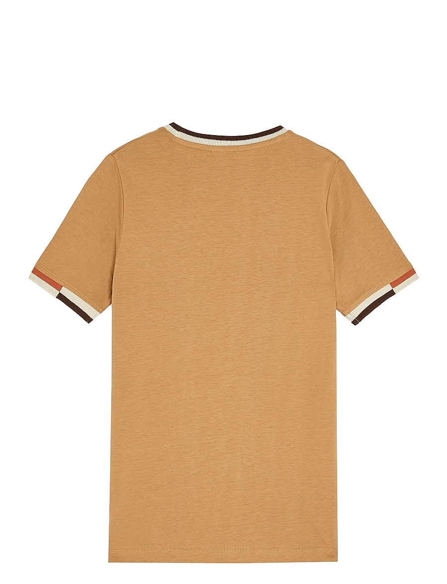 Lyle & Scott - Multi Rib T-shirt - t-shirts à manches courtes - x851 tigers eye - 1
