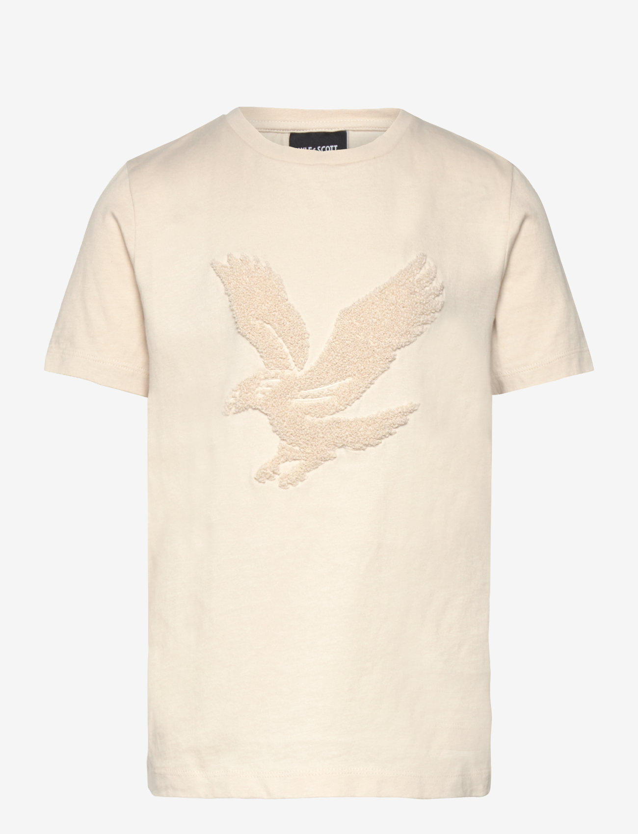 Lyle & Scott - Towelling Eagle T-shirt - w503 putty - 0