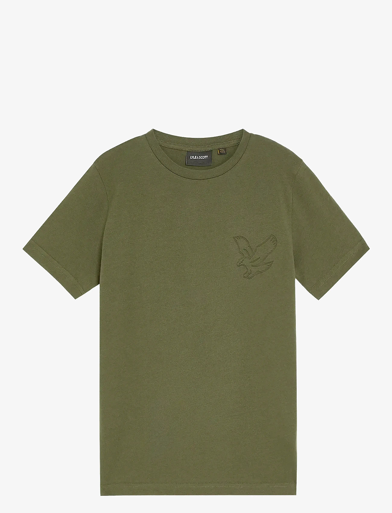 Lyle & Scott - Embossed Eagle  T-shirt - kortærmede t-shirts - x848 deep depths - 1