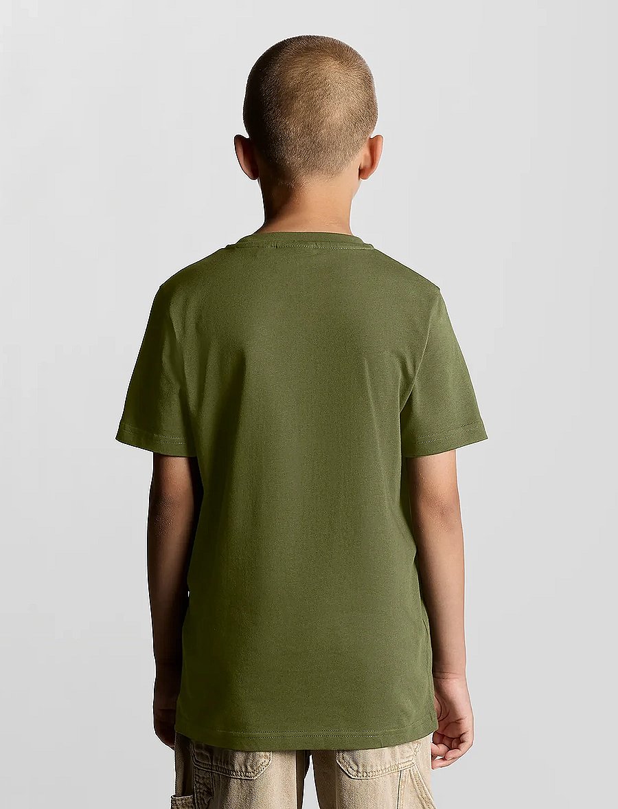 Lyle & Scott - Embossed Eagle T-shirt - kortærmede t-shirts - x848 deep depths - 2