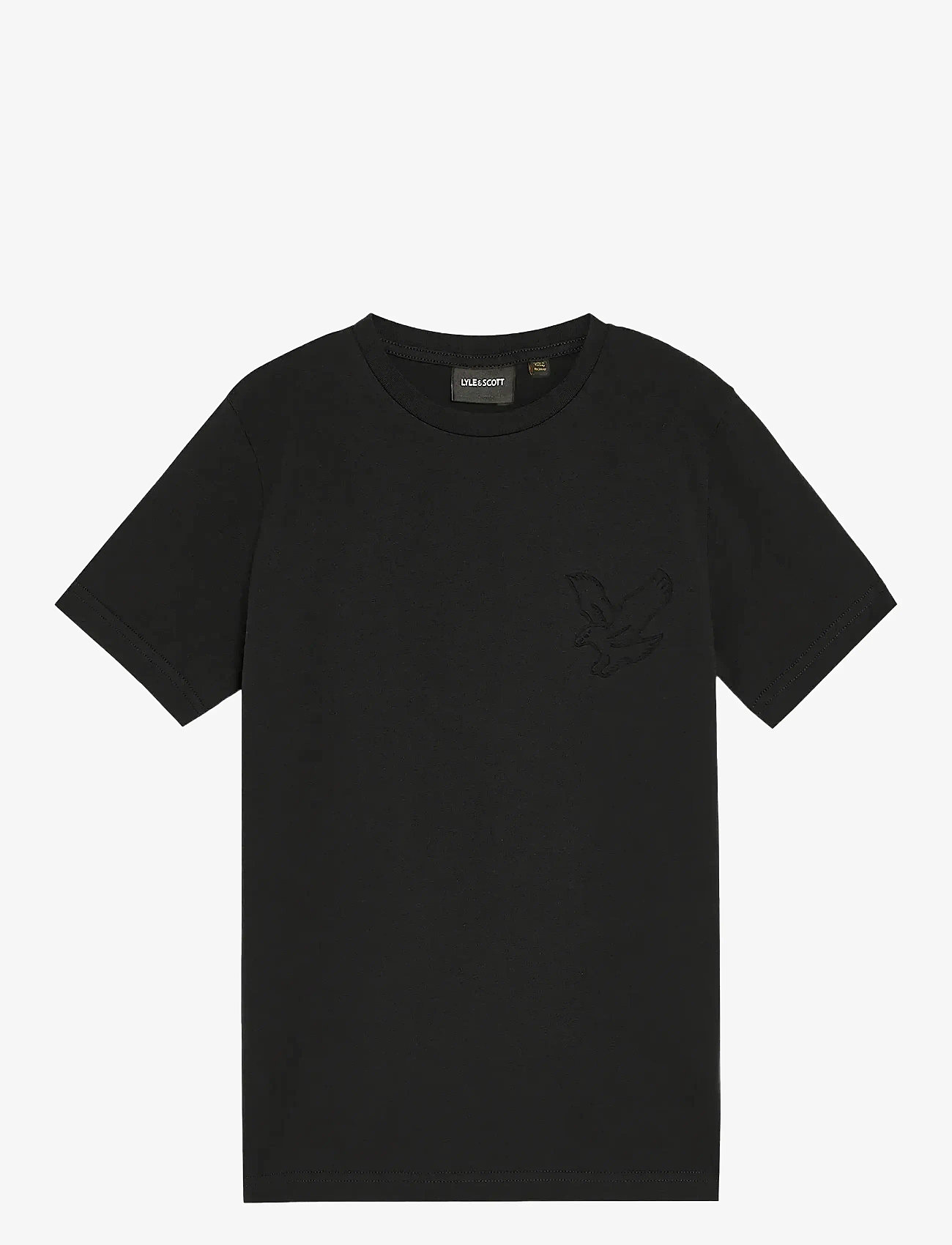 Lyle & Scott - Embossed Eagle  T-shirt - kortærmede t-shirts - z865 jet black - 0