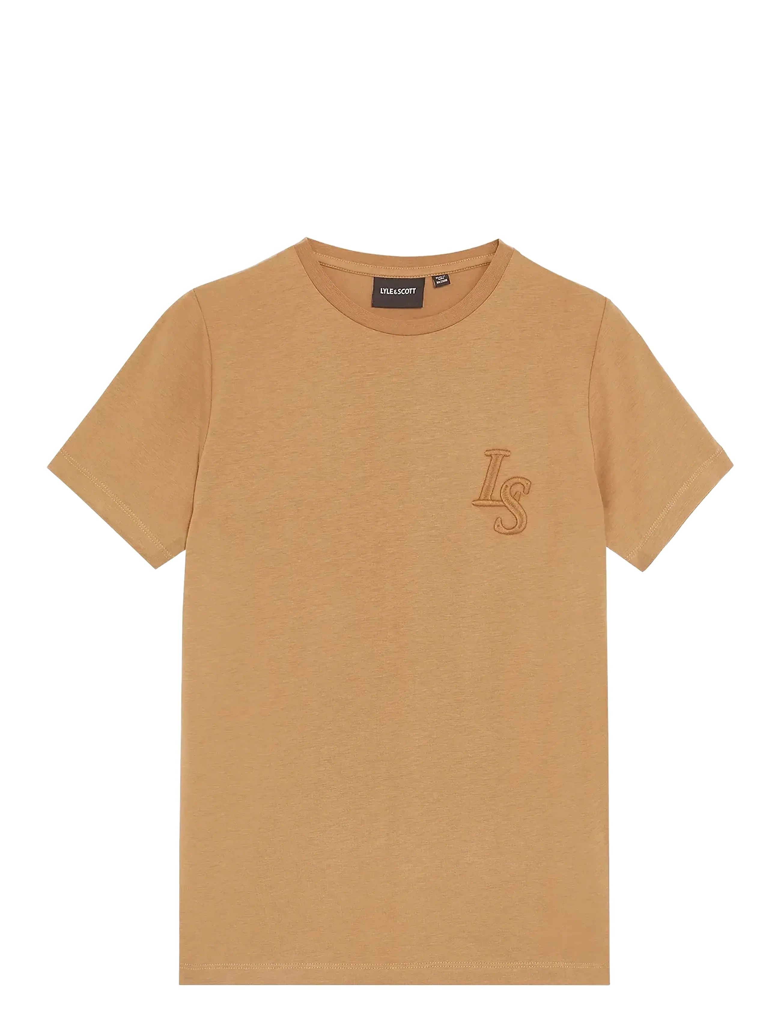 Lyle & Scott L&S Monogram T-shirt - Kinder 2 bis 8 Jahren - X851 TIGERS EYE / orange