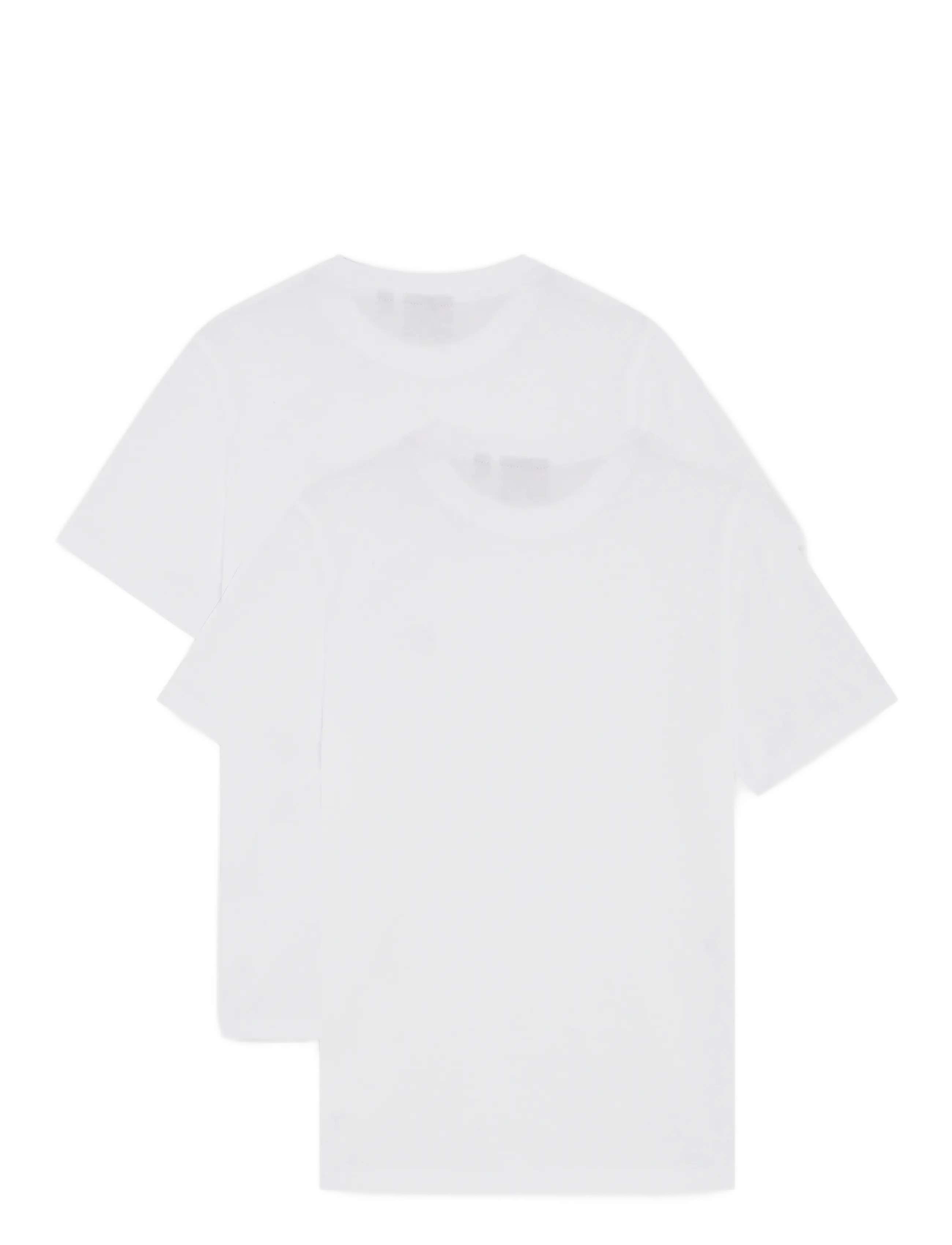 Lyle & Scott - 2-Pack Plain T-Shirt - kortärmade t-shirts - 626 white - 1