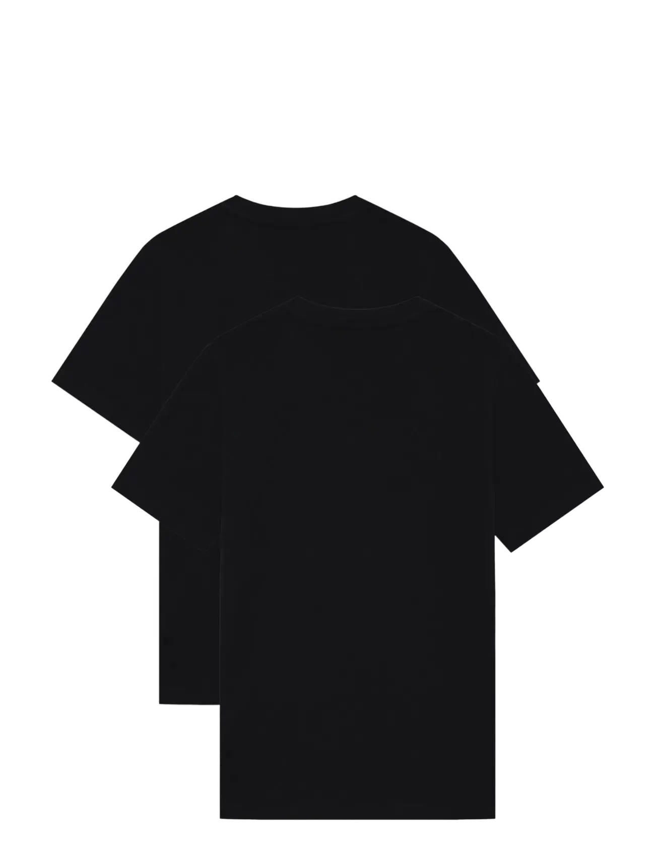 Lyle & Scott - 2-Pack Plain T-Shirt - lühikeste varrukatega t-särgid - z865 jet black - 1