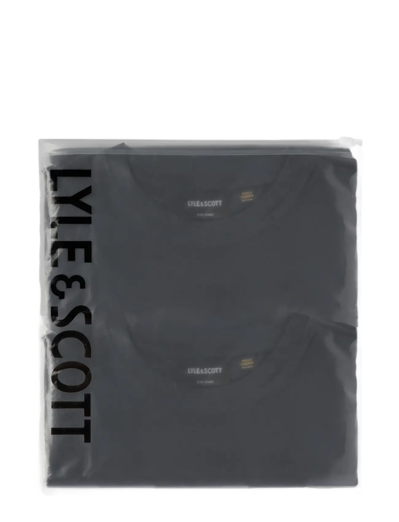 Lyle & Scott - 2-Pack Plain T-Shirt - lühikeste varrukatega t-särgid - z865 jet black - 2
