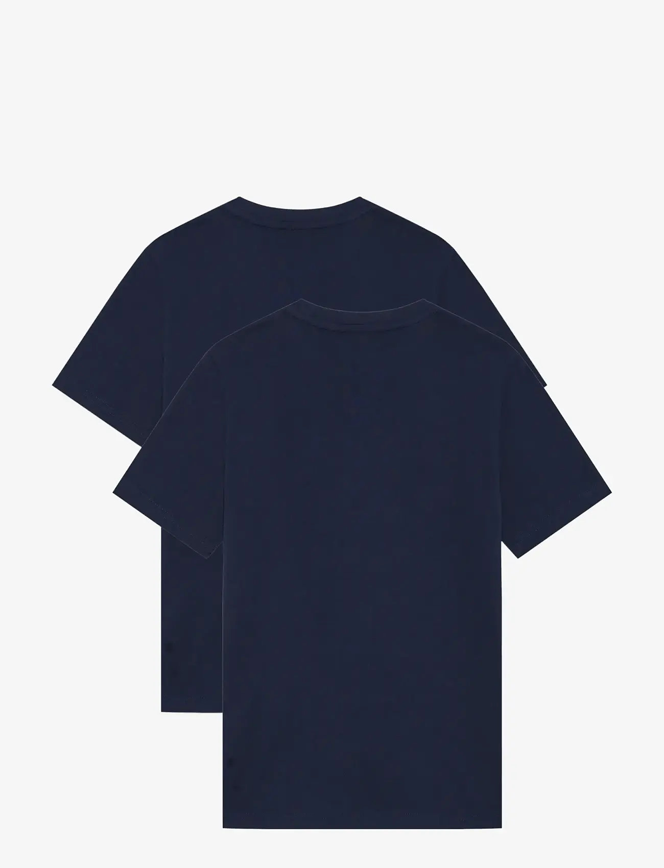 Lyle & Scott - 2-Pack Plain T-Shirt - kortärmade t-shirts - z99 navy - 1