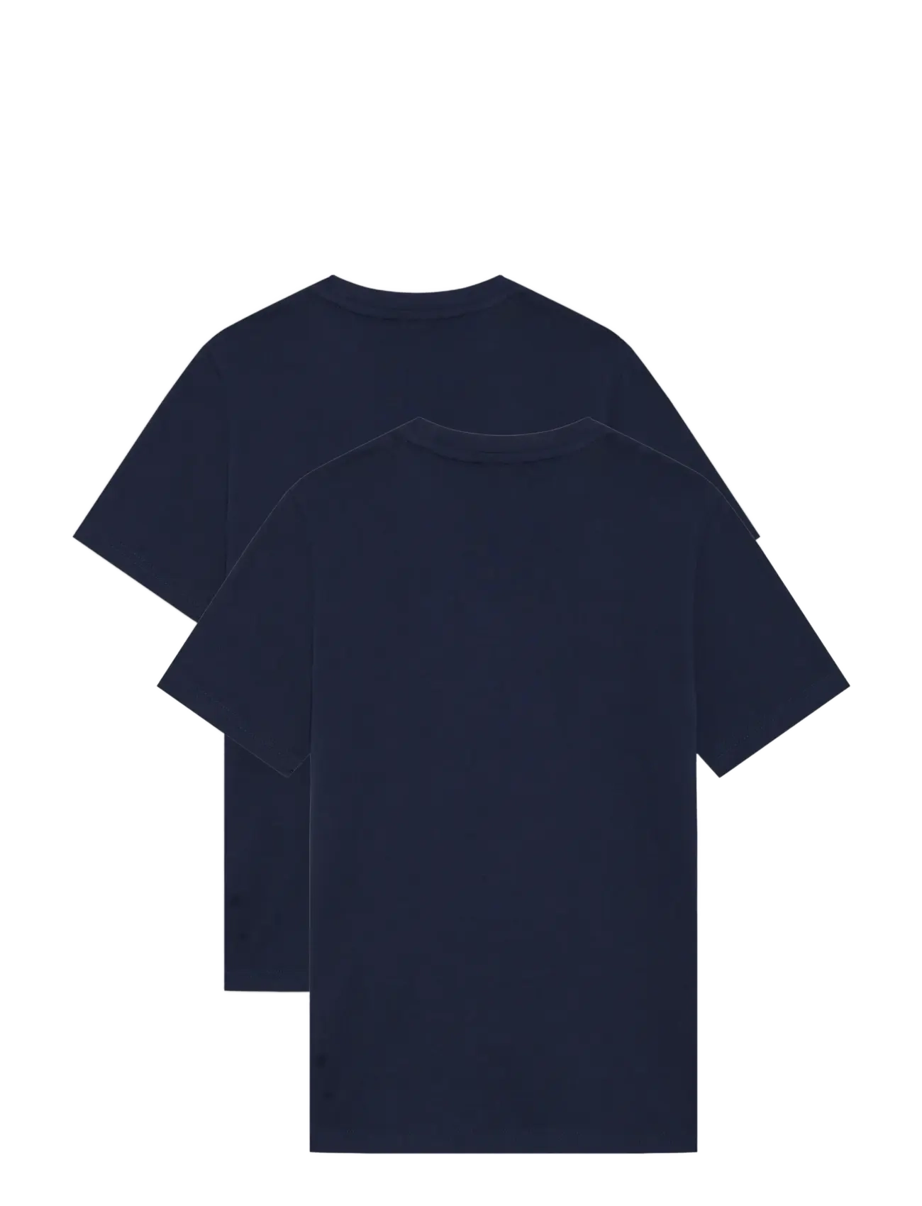 Lyle & Scott - 2-Pack Plain T-Shirt - short-sleeved t-shirts - z99 navy - 1