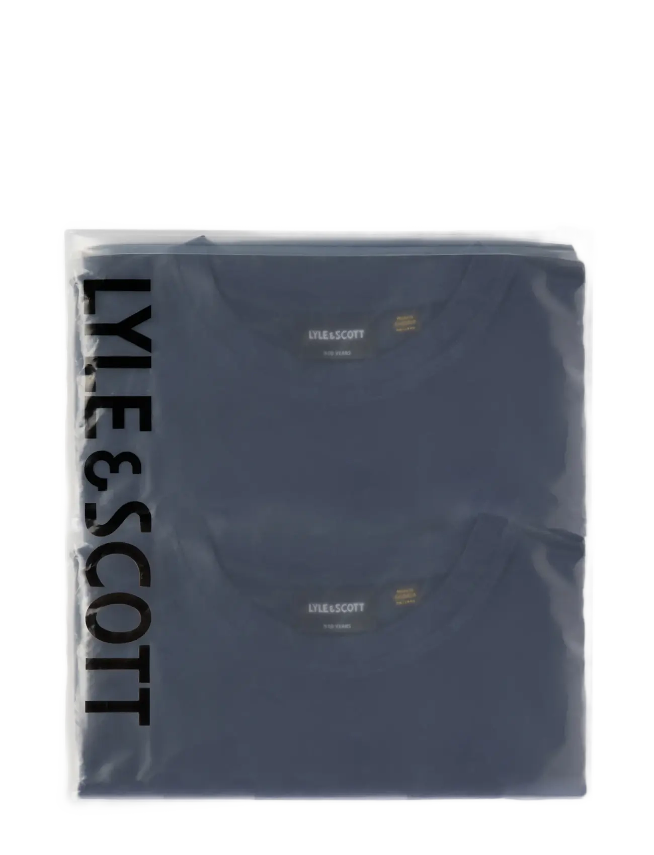 Lyle & Scott - 2-Pack Plain T-Shirt - short-sleeved t-shirts - z99 navy - 2