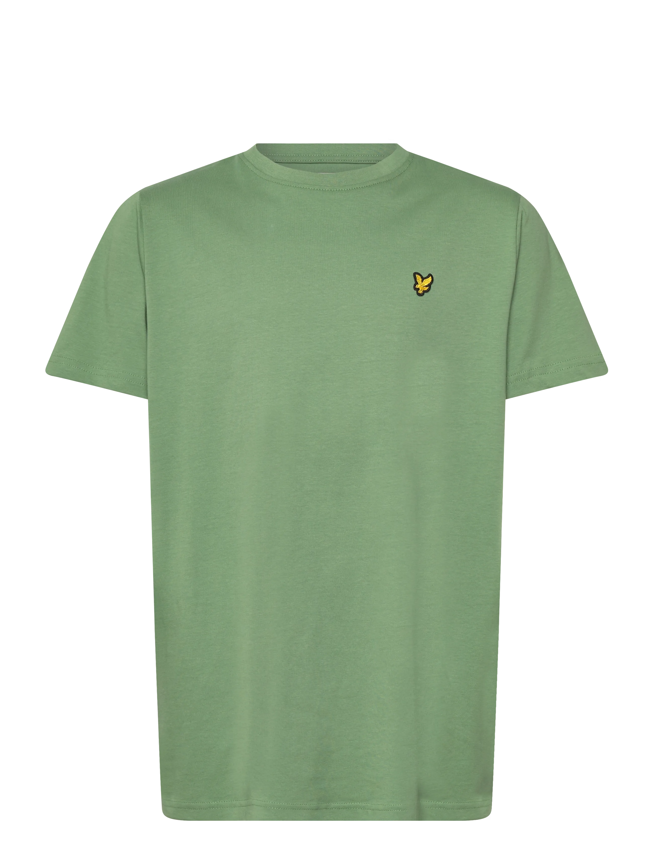 Lyle & Scott Plain T-Shirt - Oberteile - SMOKE GREEN / green
