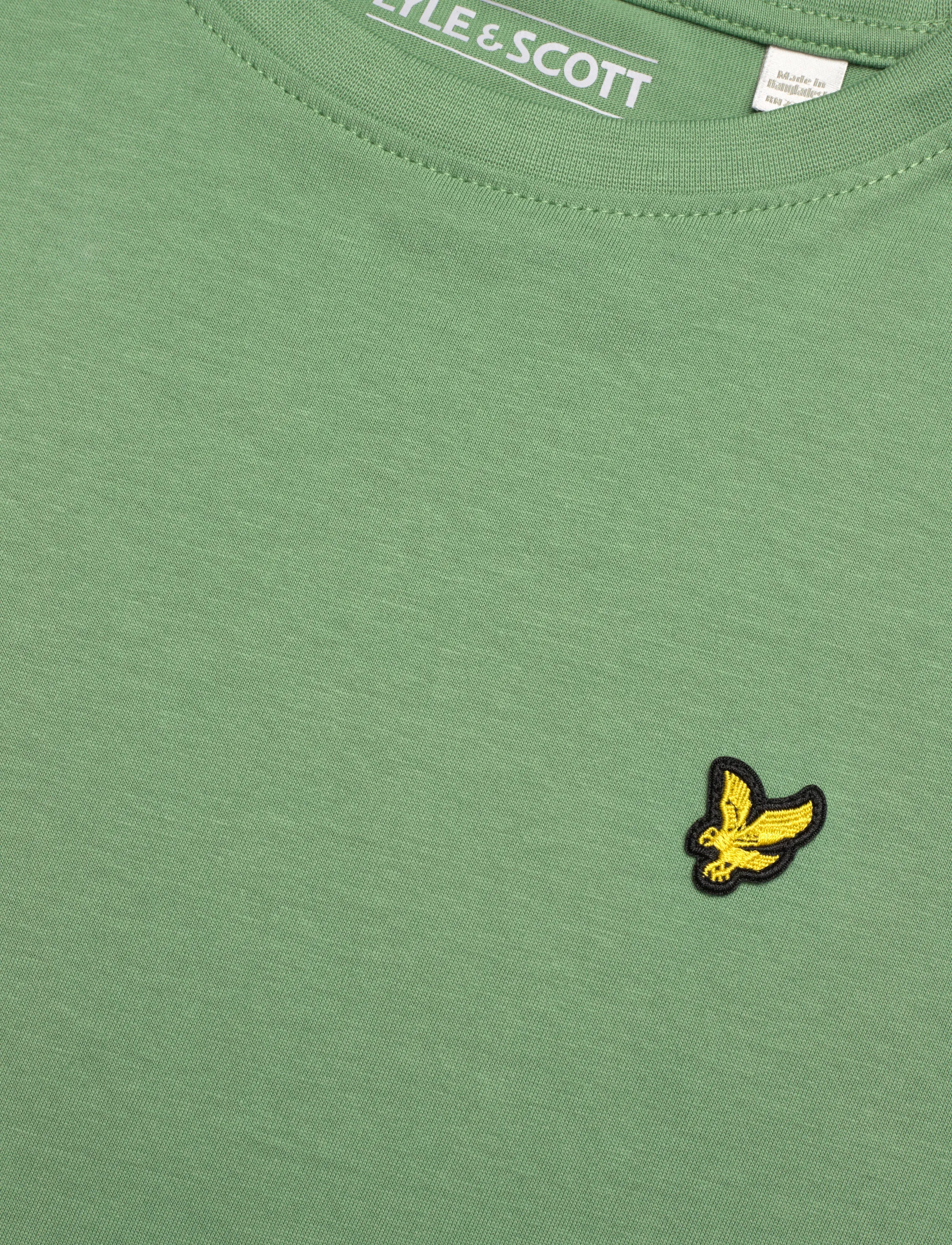 Lyle & Scott - Plain T-Shirt - t-paidat - smoke green - 2