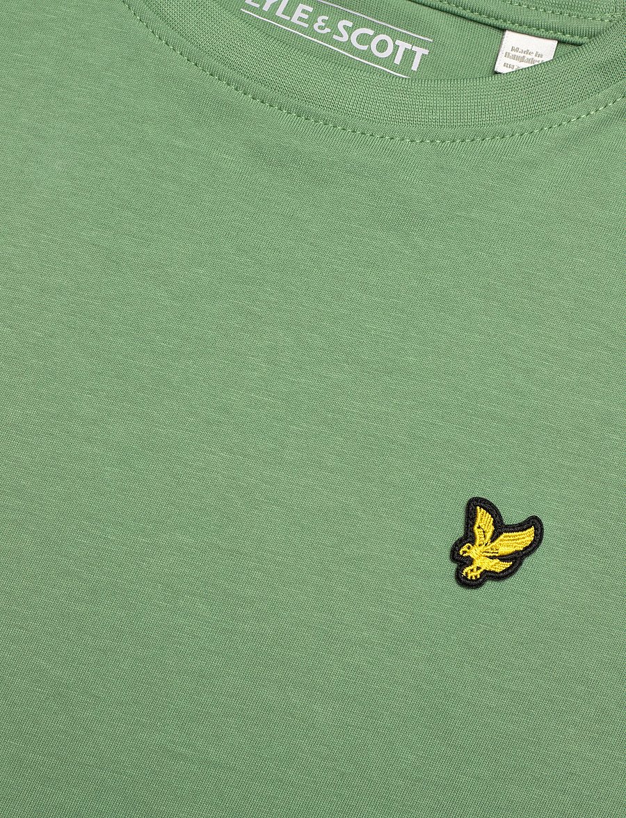 Lyle & Scott - Plain T-Shirt - kurzärmelige - smoke green - 2