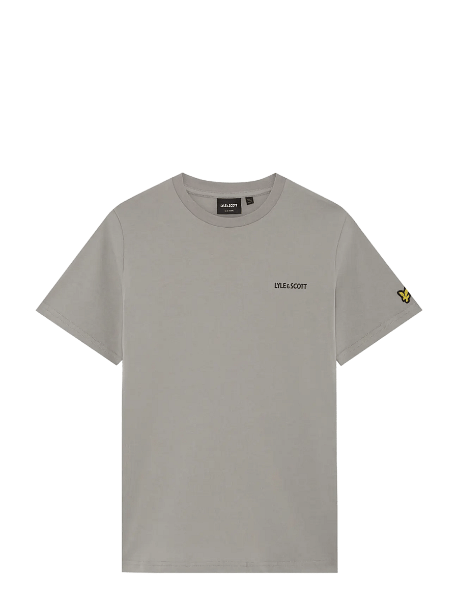 Lyle & Scott - Logo Print T-shirt - kurzärmelige - w742 cold grey - 1