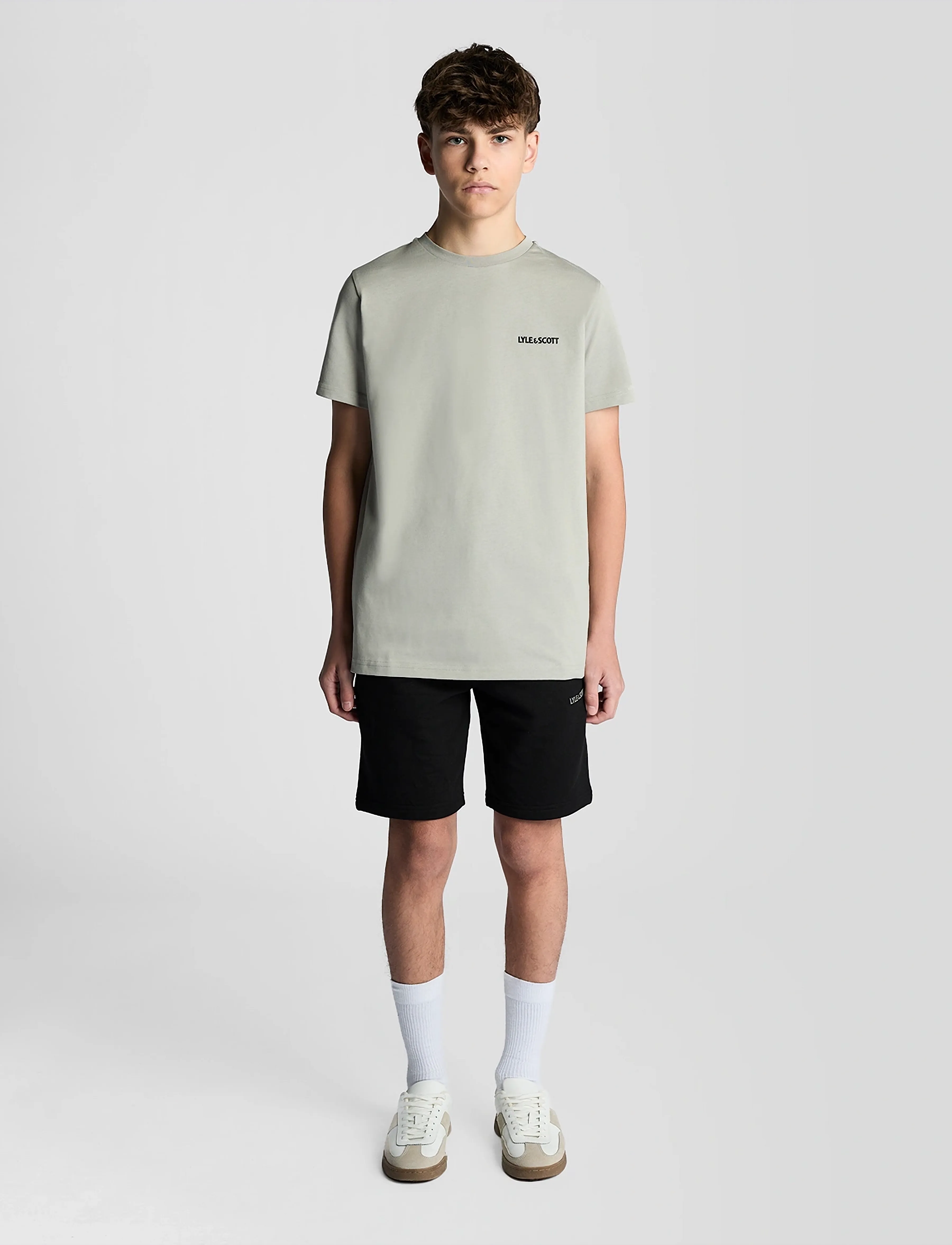 Lyle & Scott - Logo Print T-shirt - t-shirts à manches courtes - w742 cold grey - 2