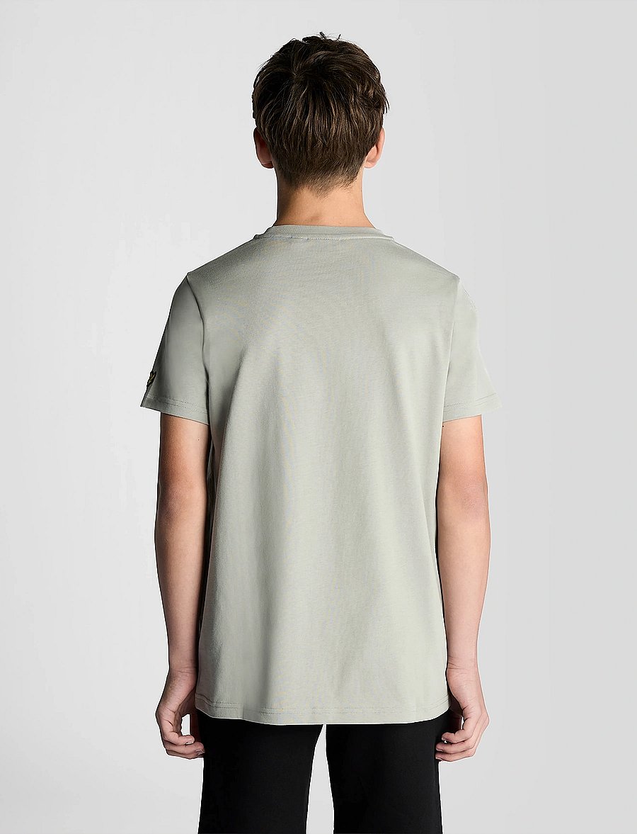 Lyle & Scott - Logo Print T-shirt - kurzärmelige - w742 cold grey - 3