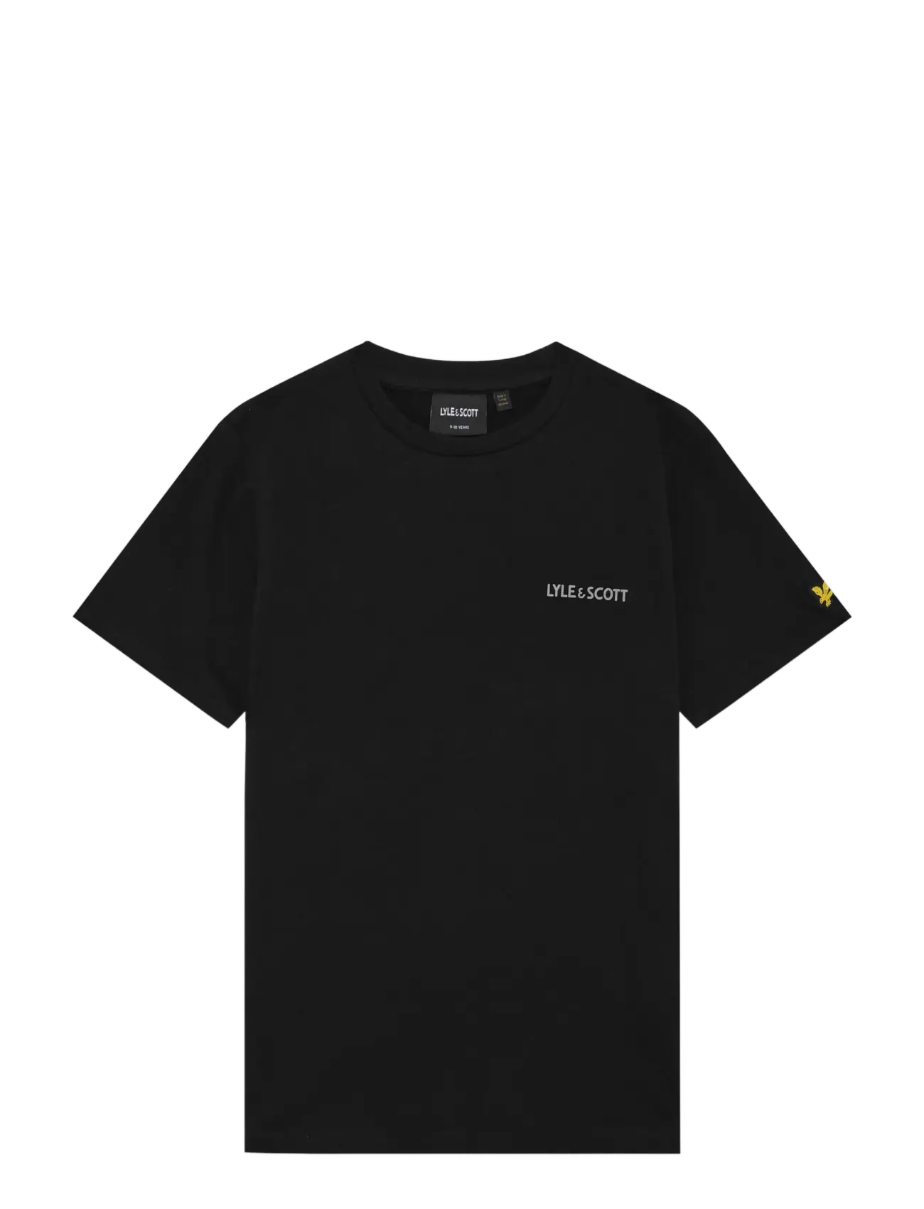 Lyle & Scott Logo Print T-shirt - Teens 9-14 år - Z865 JET BLACK / black