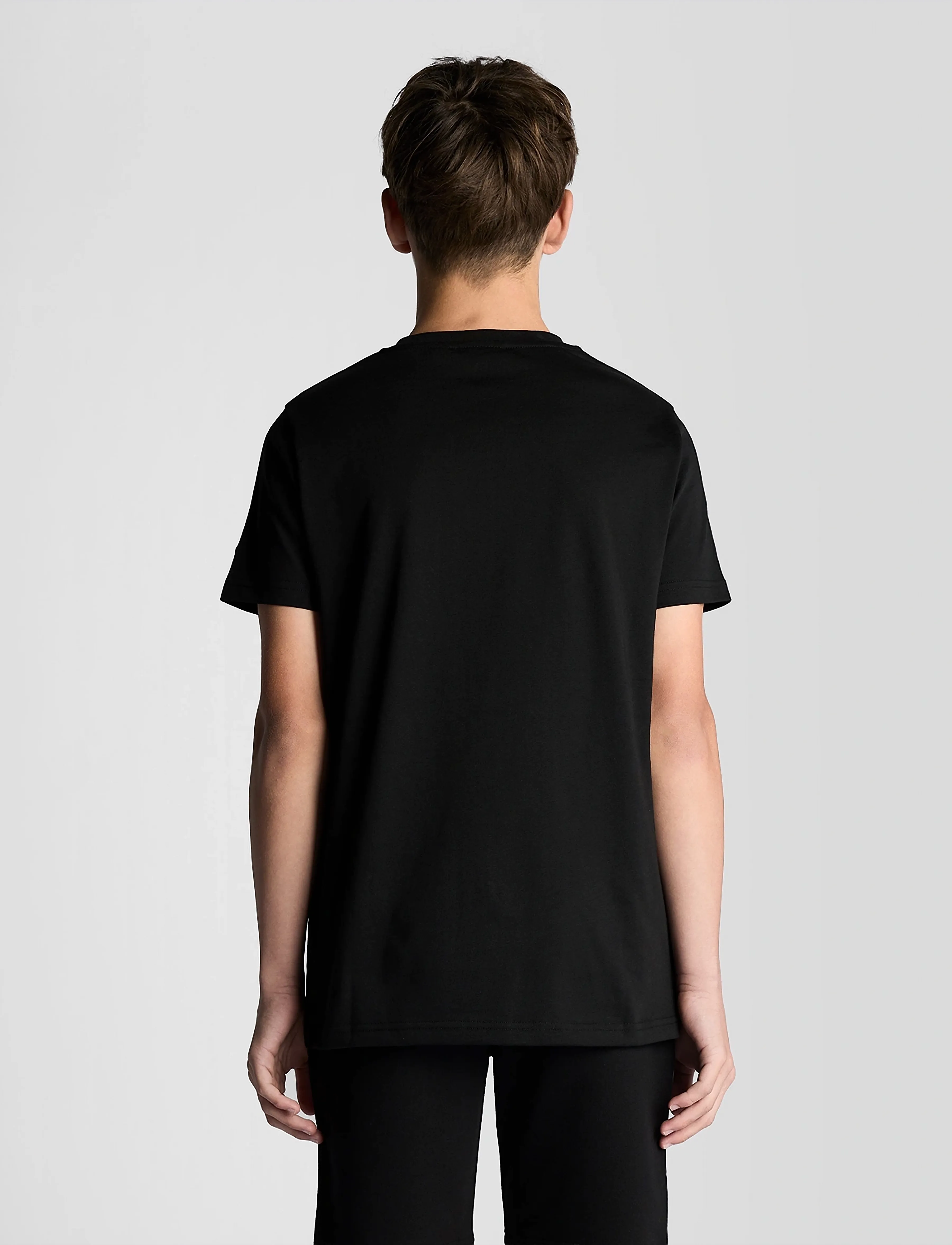 Lyle & Scott - Logo Print T-shirt - kurzärmelige - z865 jet black - 3