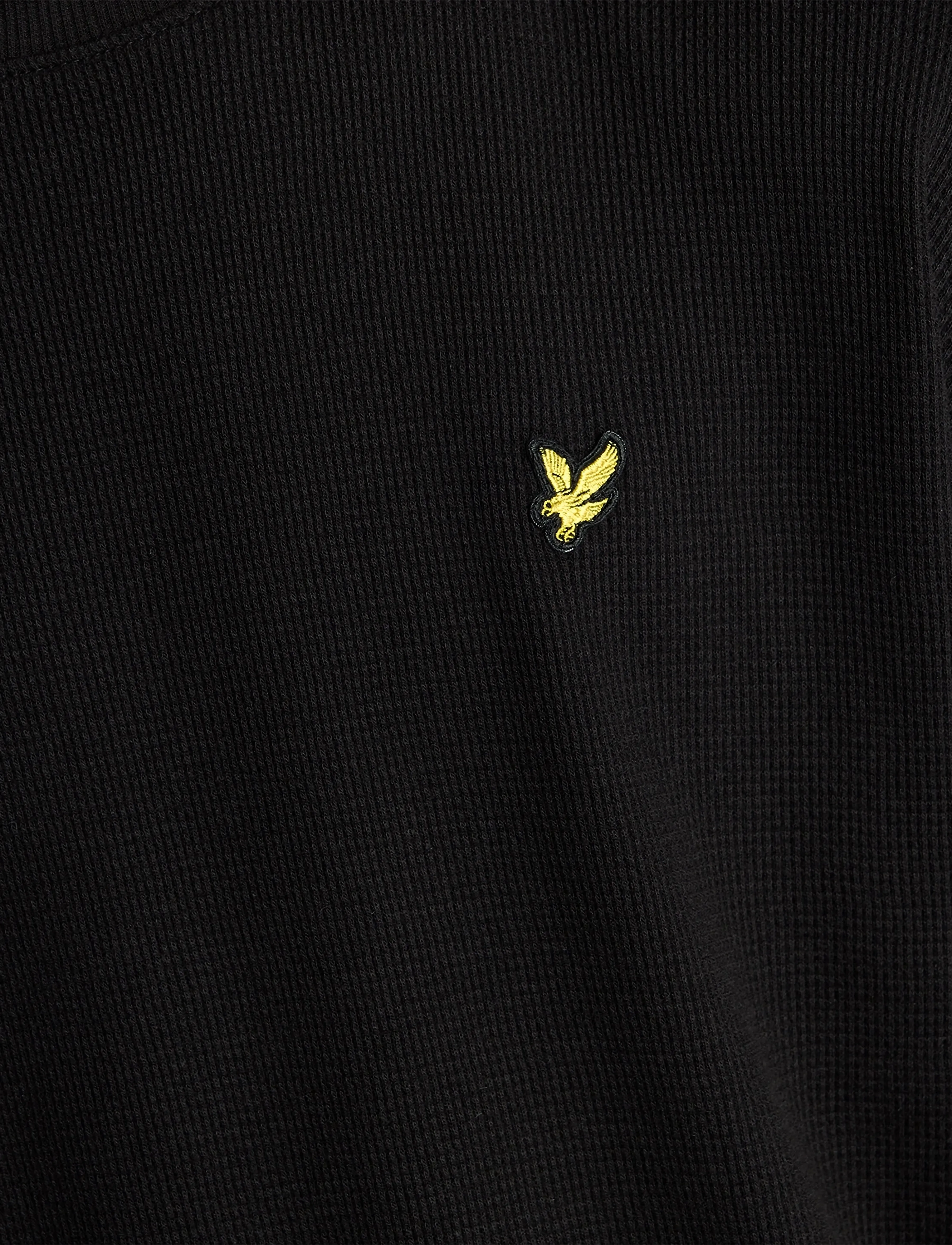 Lyle & Scott - Waffle T-shirt - kurzärmelige - z865 jet black - 5