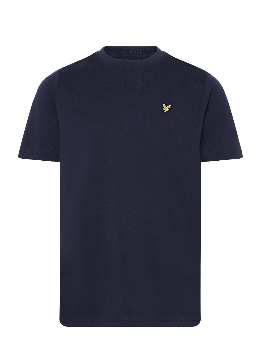Lyle & Scott - Midweight Cotton Plain T-Shirt - kurzärmelige - blue night - 0
