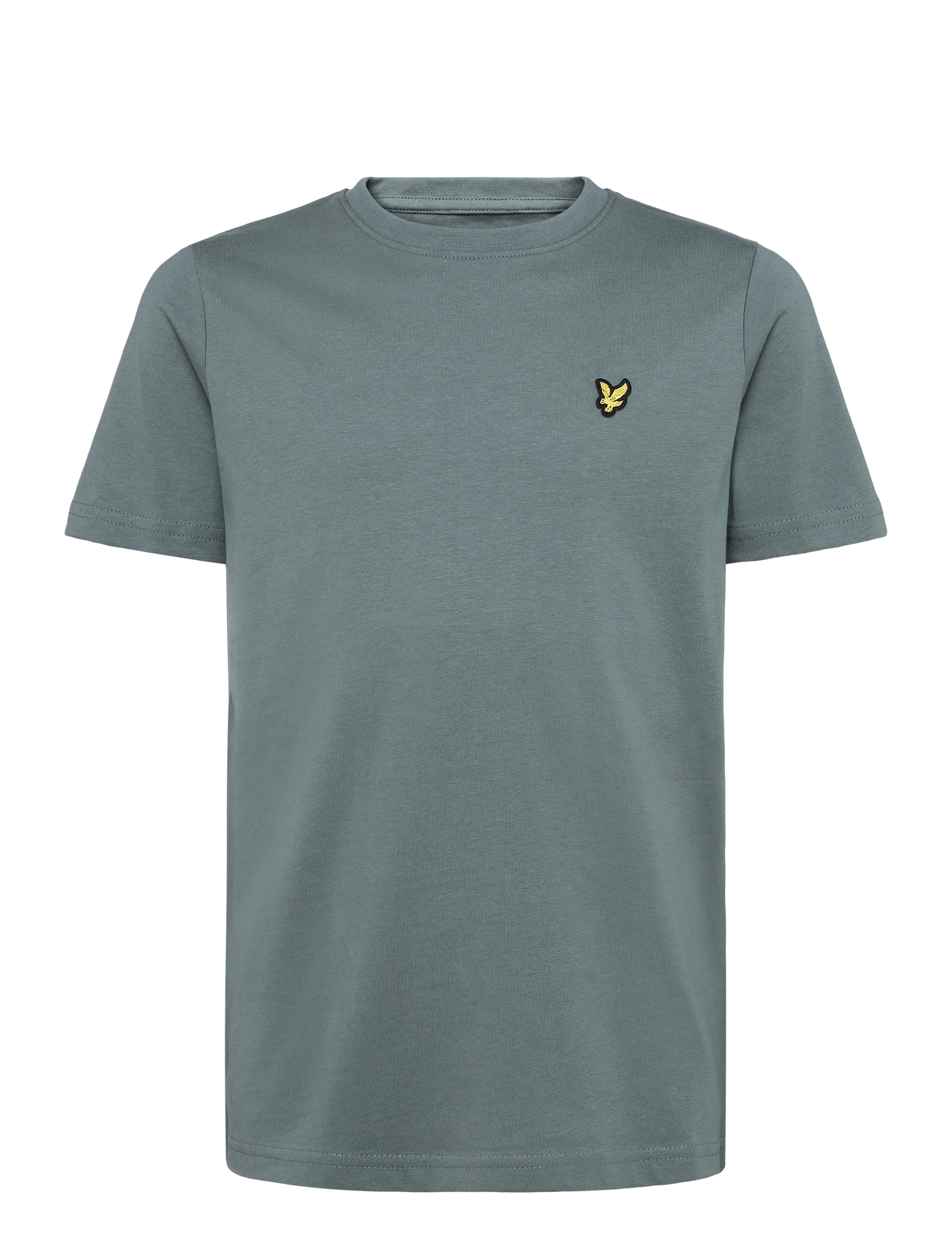 Lyle & Scott Midweight Cotton Plain T-Shirt - Op til 25% - GREEN MERCURIAL / green