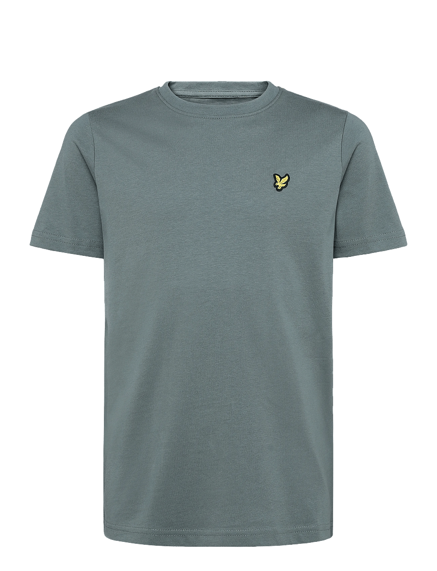 Lyle & Scott - Midweight Cotton Plain T-Shirt - kurzärmelige - green mercurial - 0
