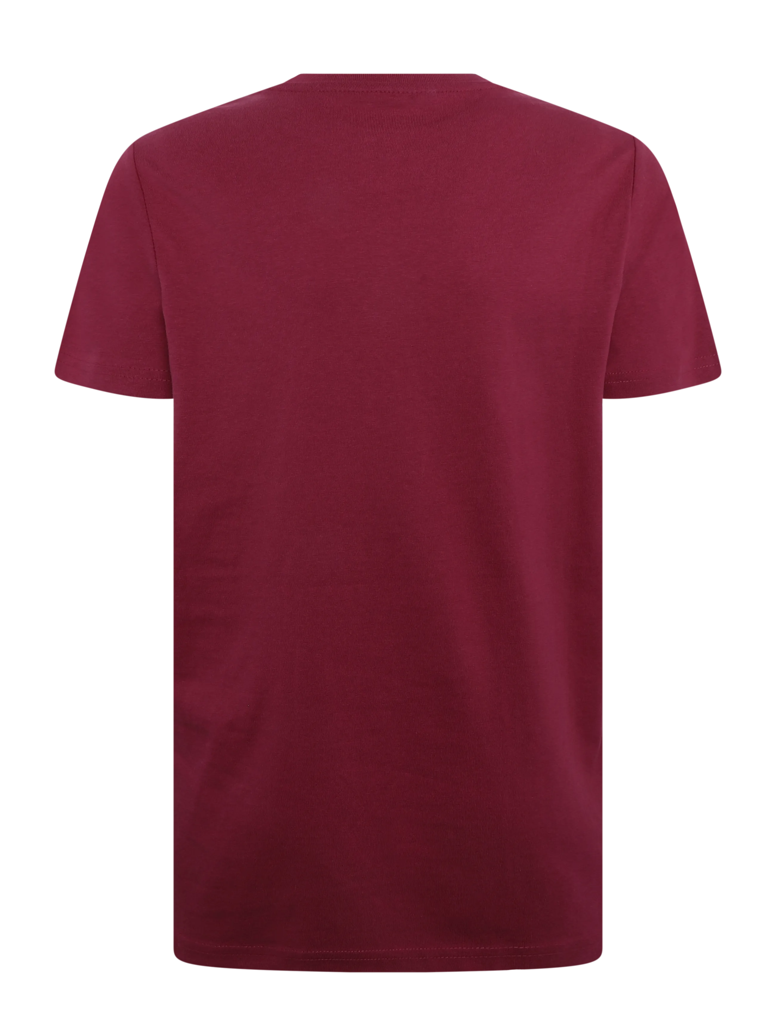 Lyle & Scott - Midweight Cotton Plain T-Shirt - kortärmade t-shirts - rich burgundy - 1