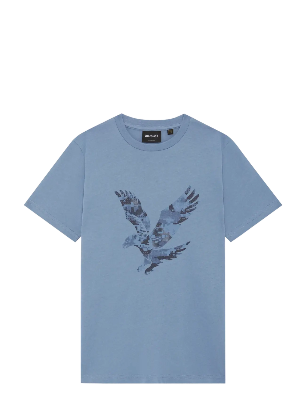 Lyle & Scott Pixelated Eagle Graphic T-shirt - Osta suuruse järgi - POWER BLUE / blue