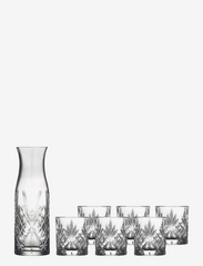 Lyngby Glas - Carafe set Melodia 7 pcs Crystal - drinking glasses & tumblers - transparen - 1