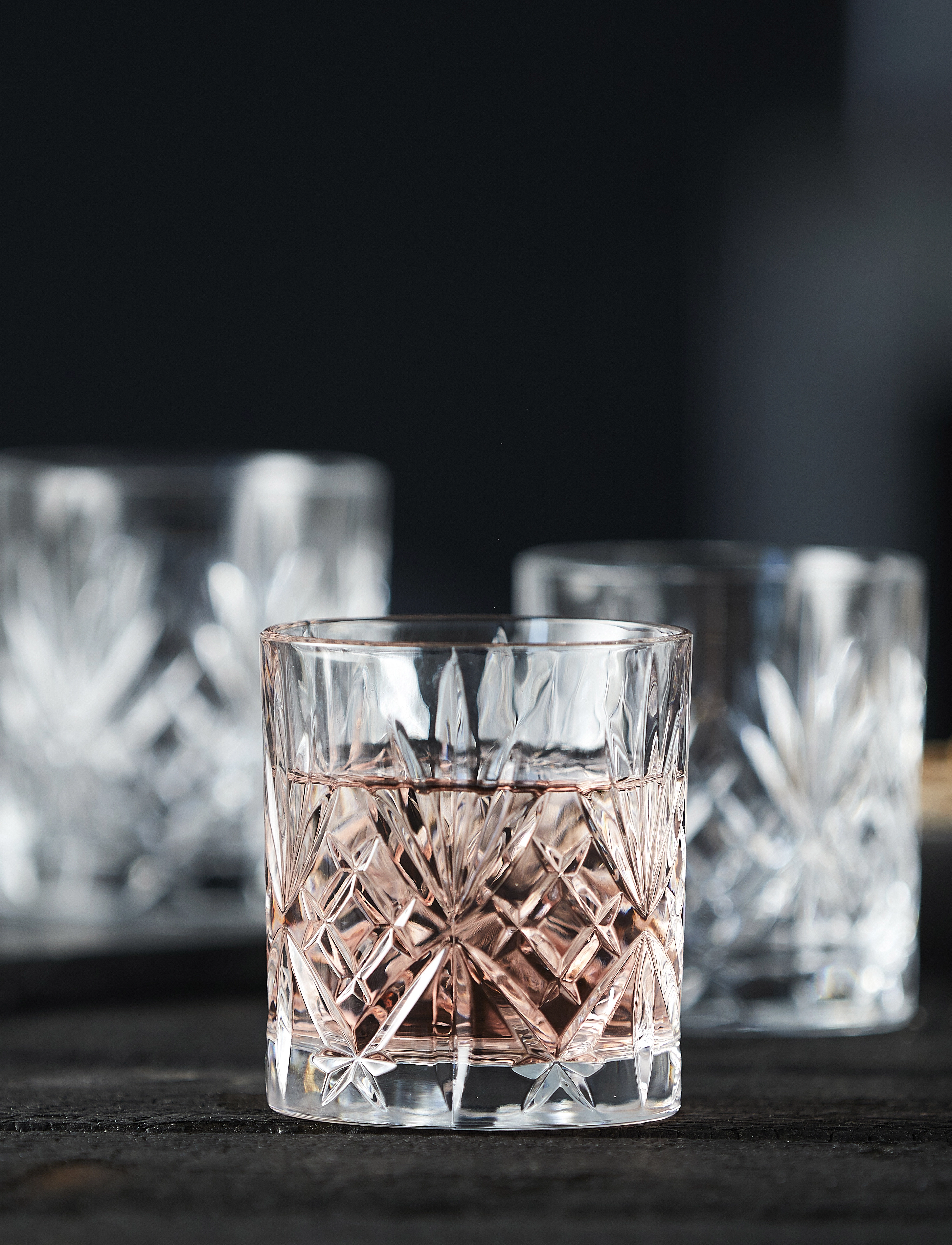 Lyngby Glas Vandglas Melodia 23 Cl 6 Stk., cl, Glass, Nackt - Drinking Homeware