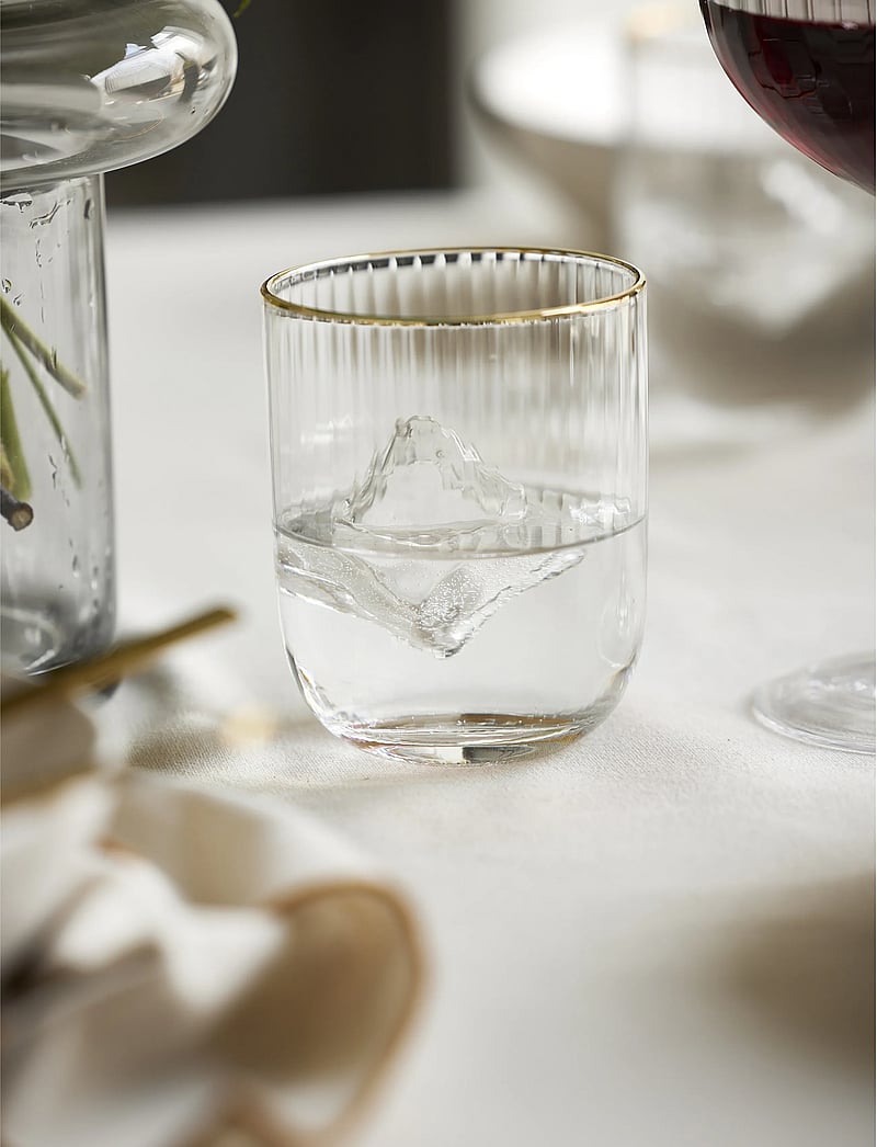 Lyngby Glas - Tumbler Palermo Gold 35cl 4pcs - trinkgläser - transparen - 5
