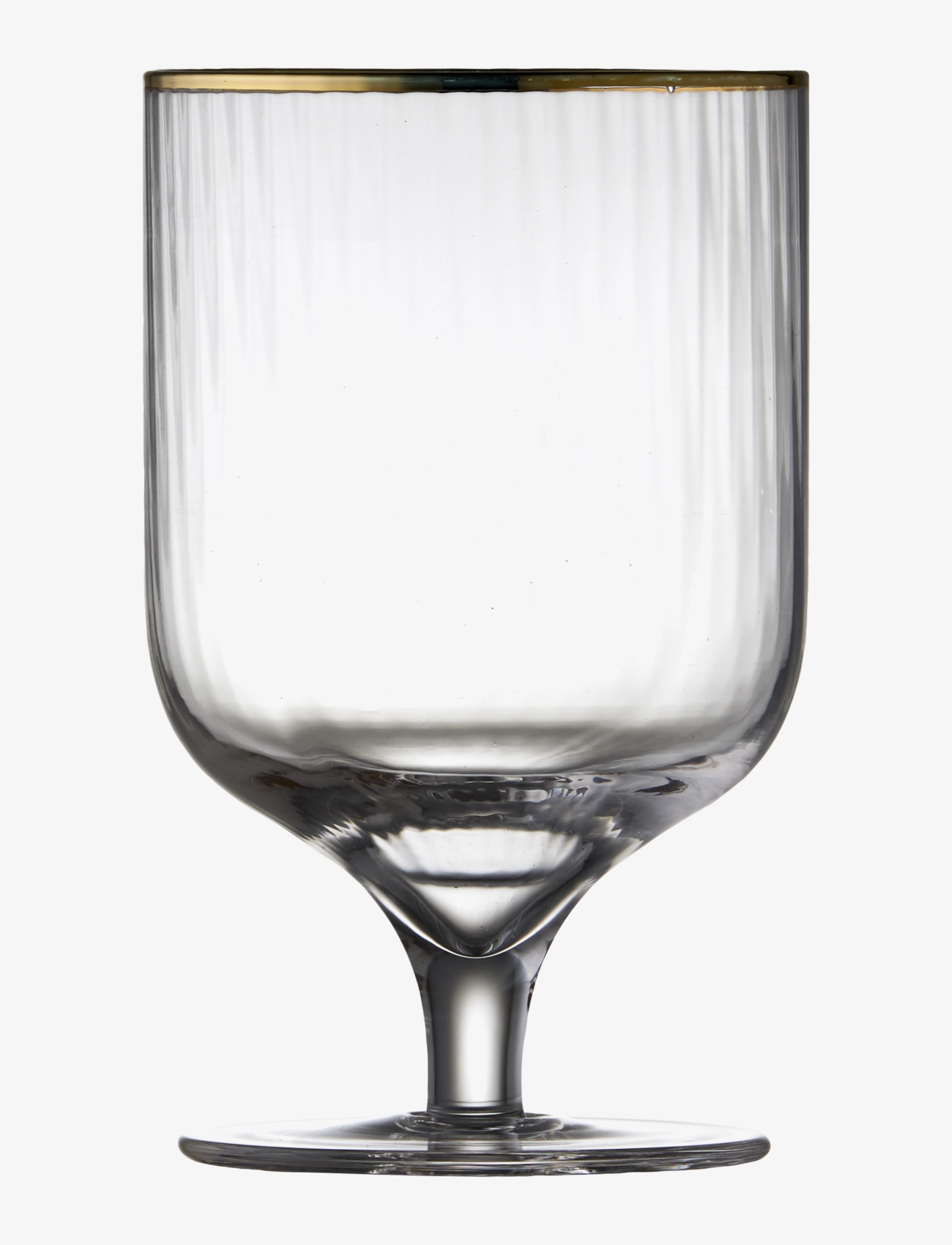 Lyngby Glas - Wine glass Palermo Gold 30cl 4pcs - rotweingläser - transparen - 2