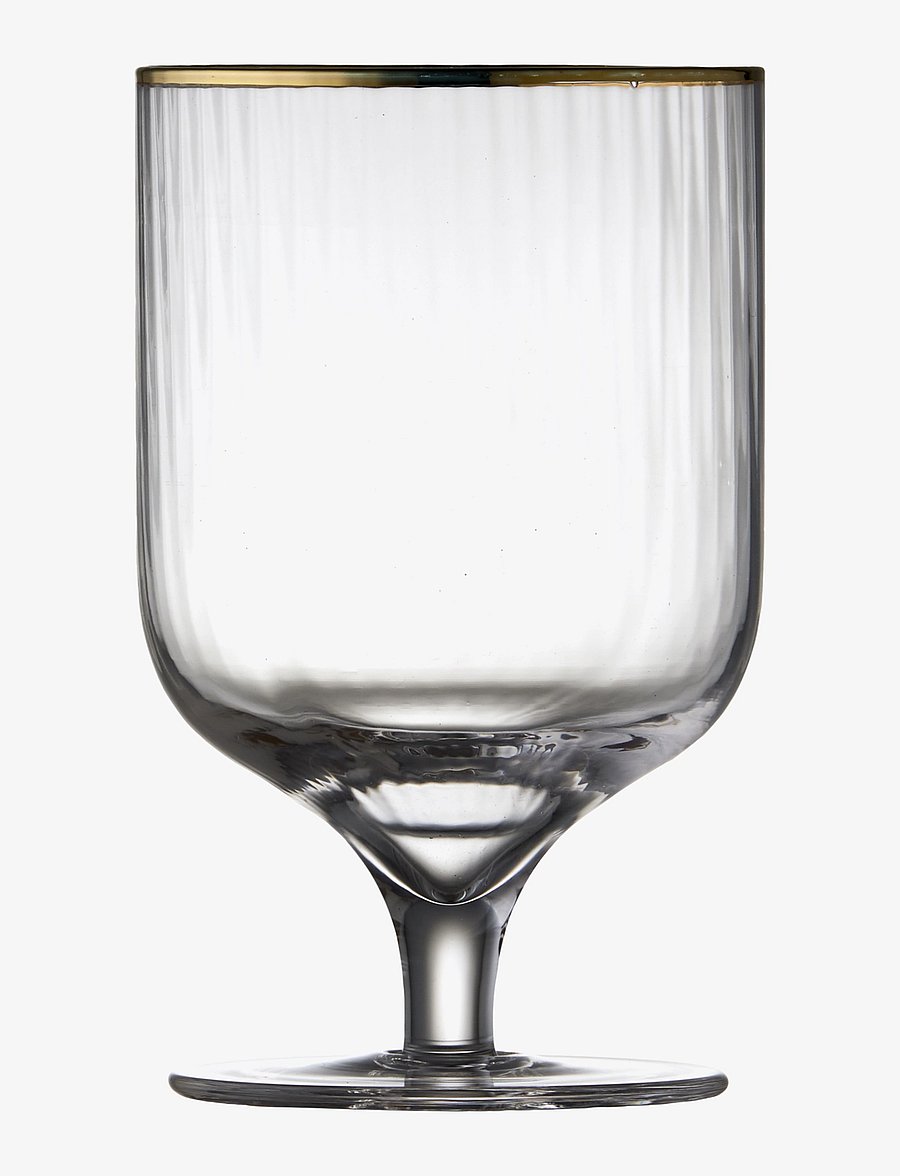 Lyngby Glas - Wine glass Palermo Gold 30cl 4pcs - rotweingläser - transparen - 2