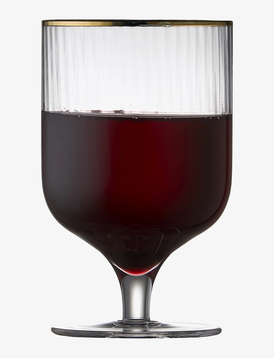 Lyngby Glas - Wine glass Palermo Gold 30cl 4pcs - rotweingläser - transparen - 3