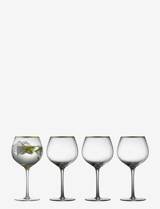 Gin & tonic glass Palermo Gold 65cl 4stk, Lyngby Glas