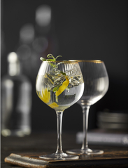 Lyngby Glas - Gin & tonic glass Palermo Gold 65cl 4pcs - alhaisimmat hinnat - transparen - 4