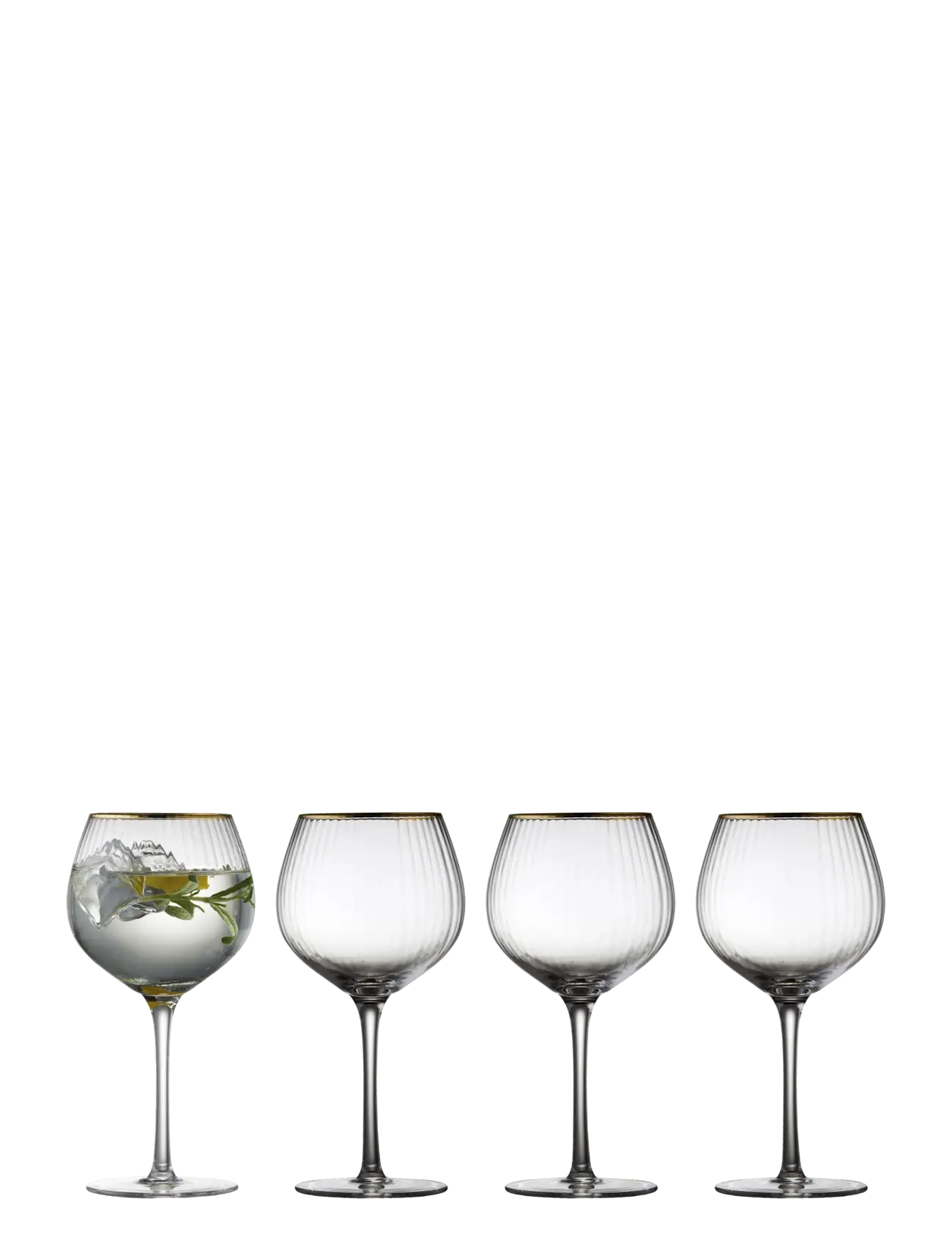 LYNGBY GLAS Gin & Tonic Glas Palermo Gold 65Cl 4Stk TRANSPAREN - 65 Cl - Unisex