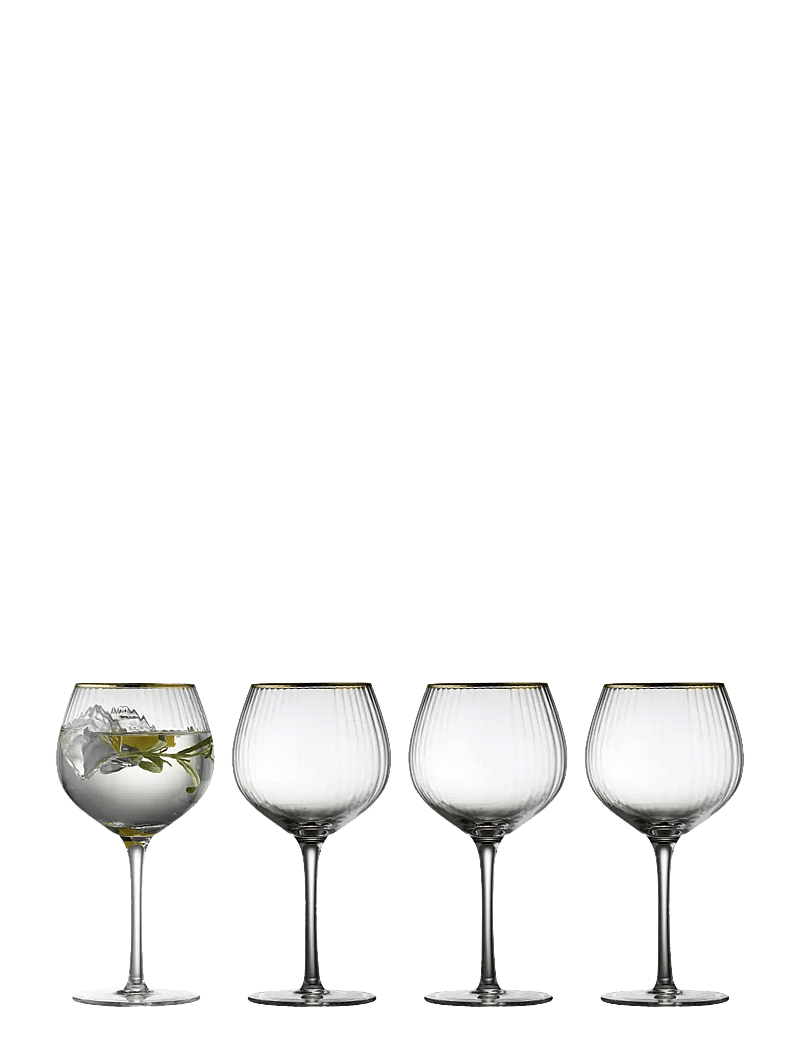 Lyngby Glas - Gin & tonic glass Palermo Gold 65cl 4pcs - osta hinna alusel - transparen - 0