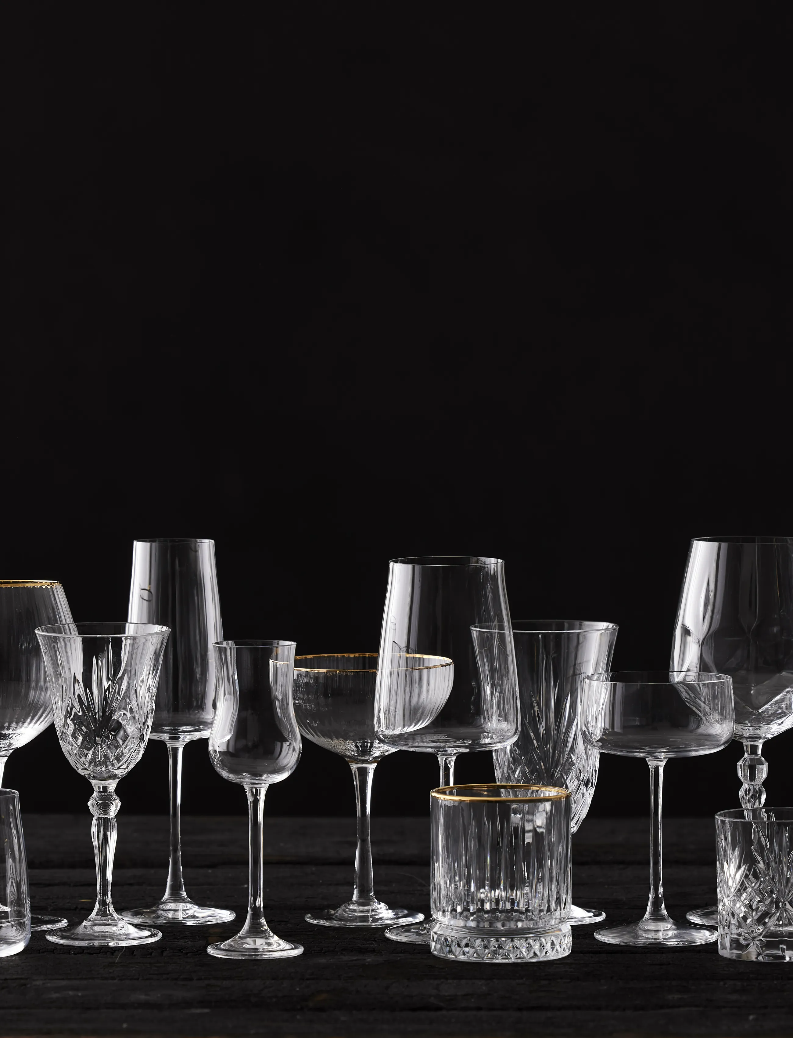 Lyngby Glas Gin & Tonic Palermo Gold 65Cl 4Stk, 65 cl, Glass, Nackt - Homeware