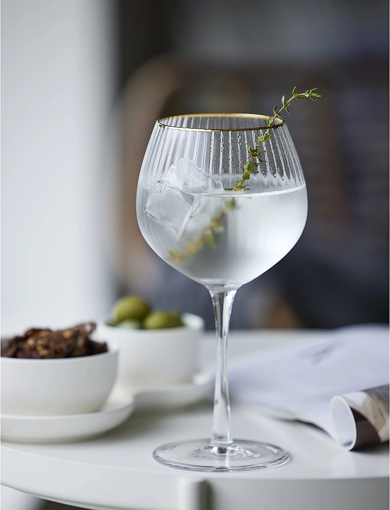 Lyngby Glas - Gin & tonic glass Palermo Gold 65cl 4pcs - osta hinna alusel - transparen - 5