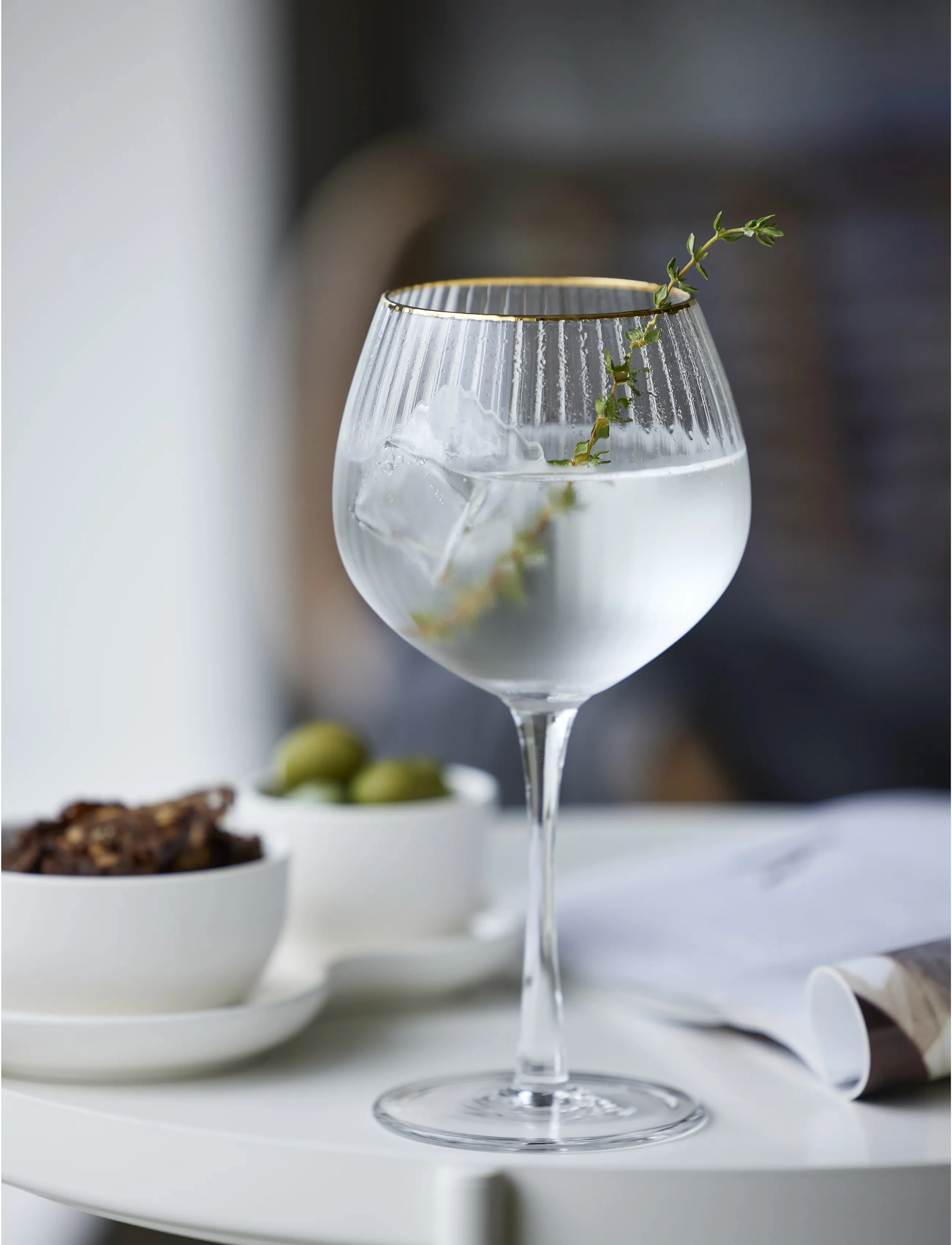 Lyngby Glas - Gin & tonic glass Palermo Gold 65cl 4pcs - verres à cocktail & à martini - transparen - 5