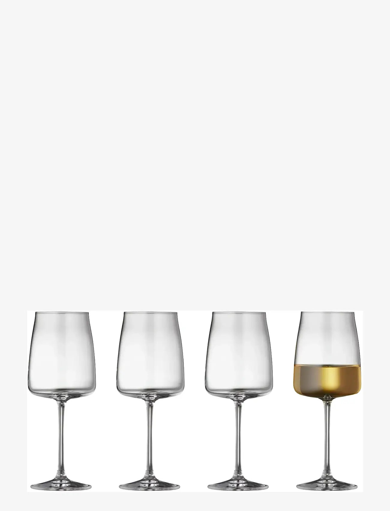 Lyngby Glas - White wine glass Zero 4pcs - weißweingläser - klar - 1