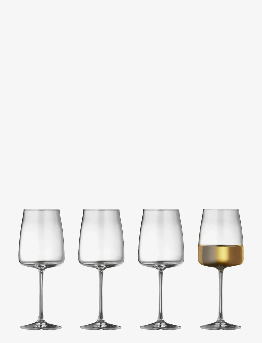Lyngby Glas - White wine glass Zero 4pcs - weißweingläser - klar - 1