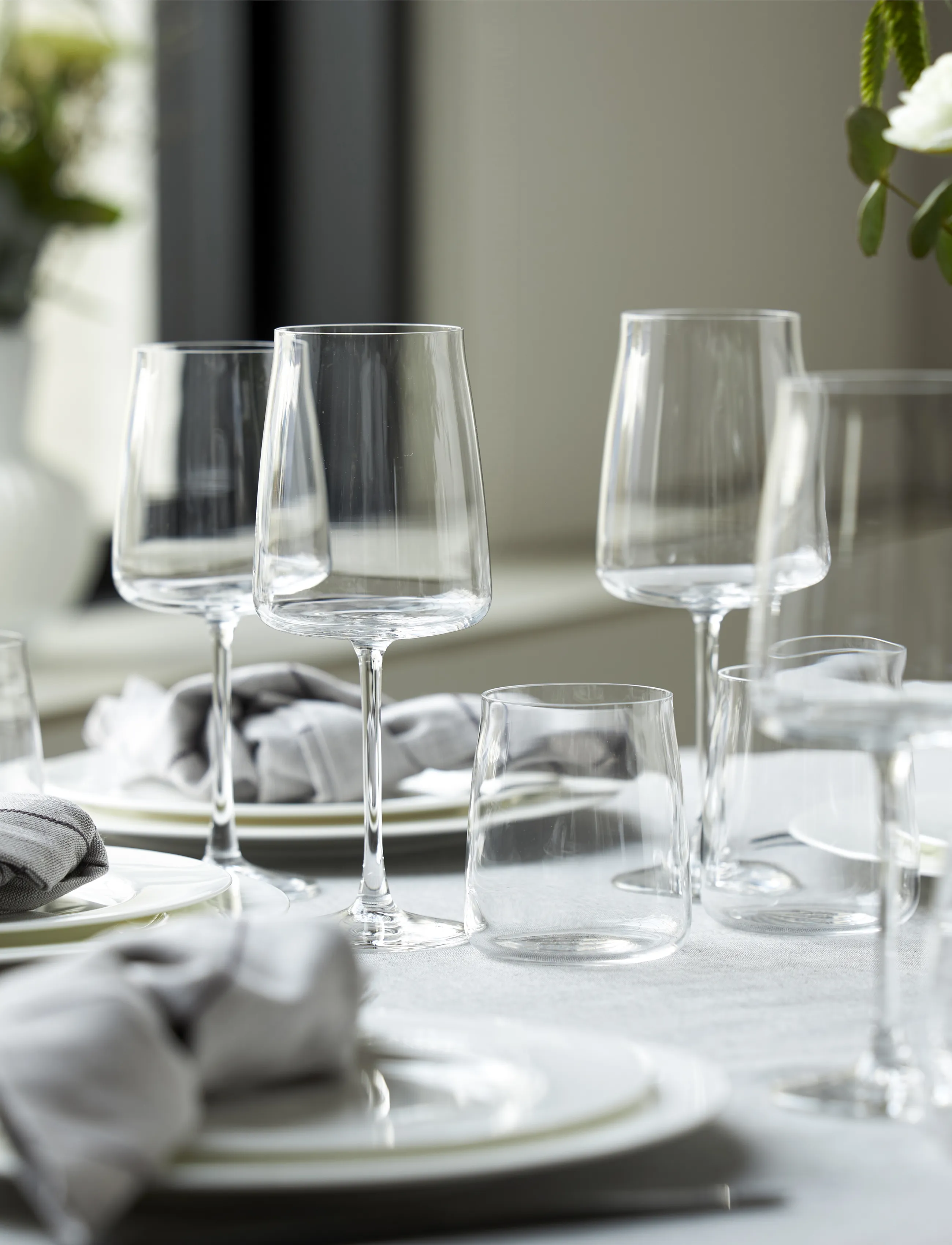 Lyngby Glas - Red wine glass Zero 4 pcs - rotweingläser - klar - 4