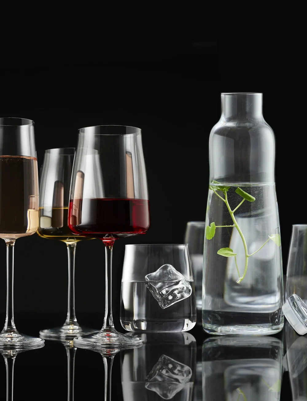 Lyngby Glas - Champagne glass Zero 4 pcs - nach preis einkaufen - klar - 4