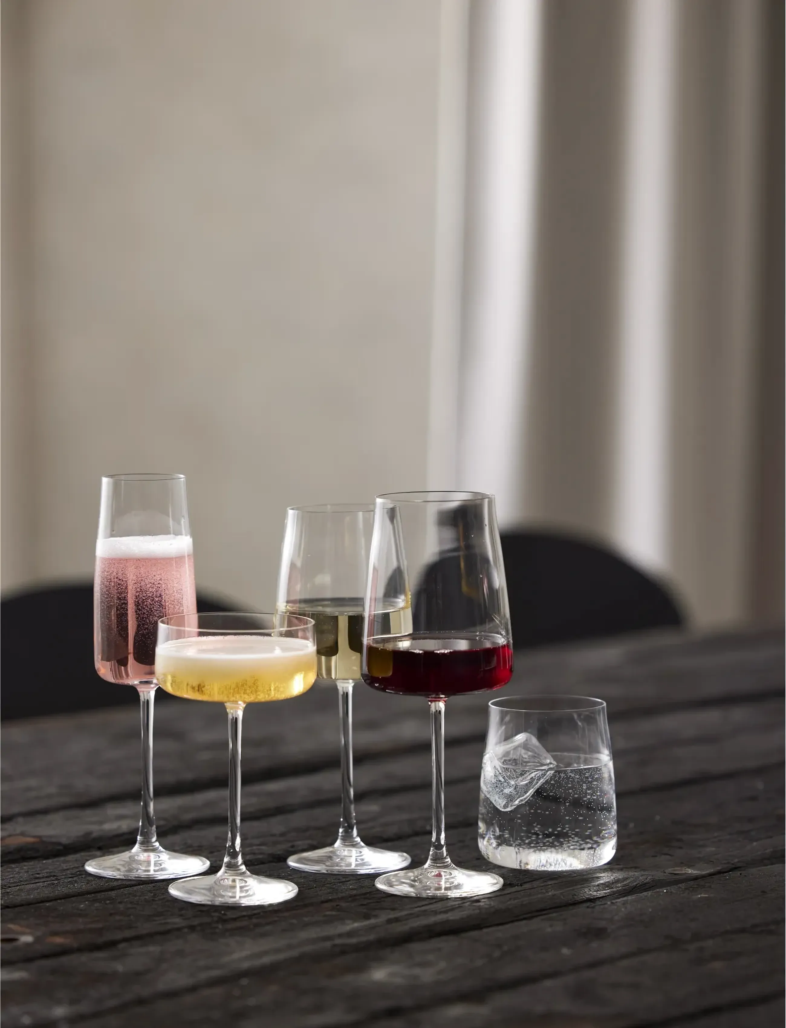 Lyngby Glas - Champagne glass  Zero 4 pcs - kampavínsglös - klar - 4