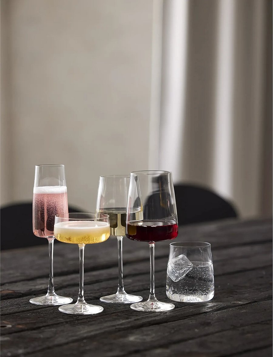 Lyngby Glas - Champagne glass Zero 4 pcs - sektgläser - klar - 4
