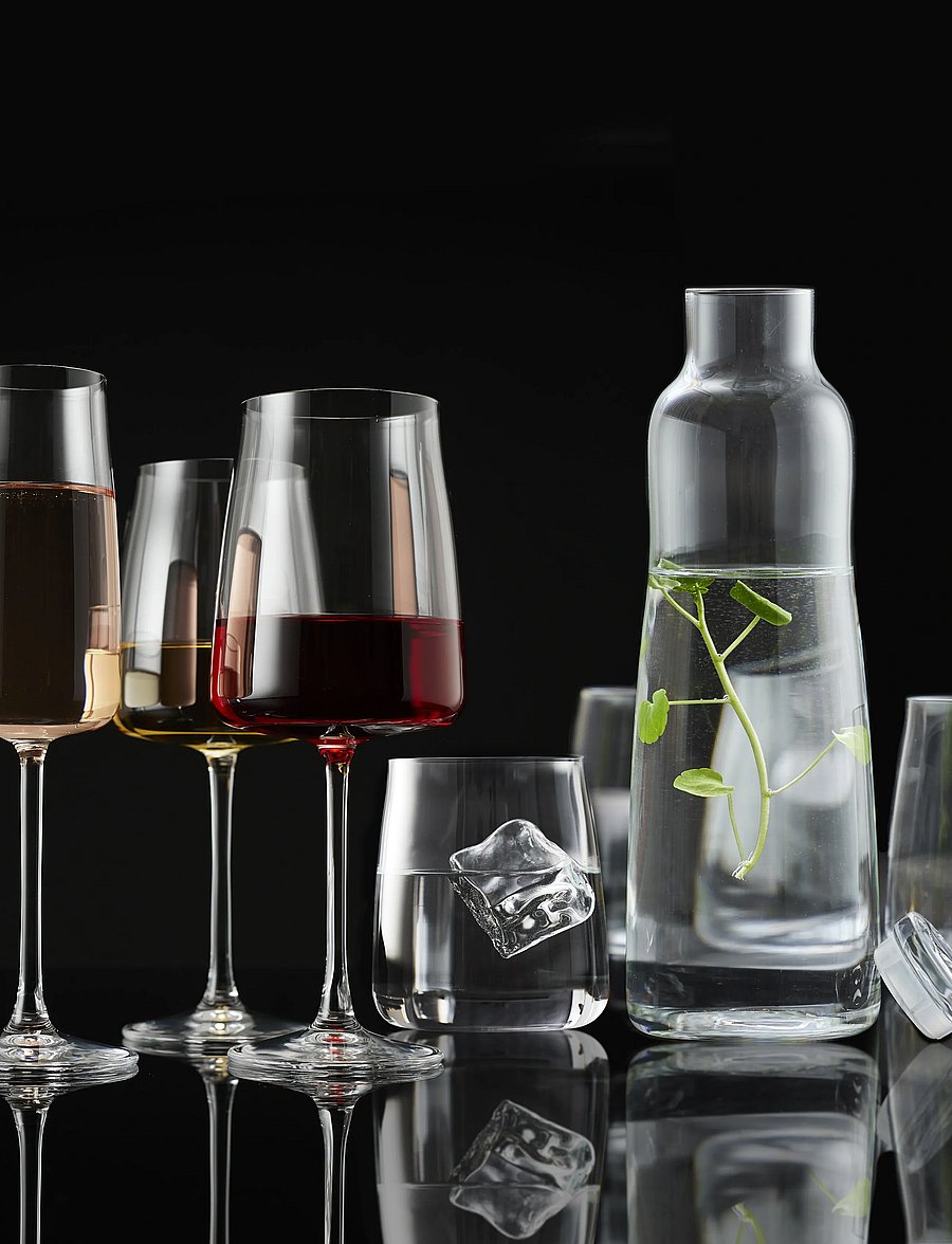 Lyngby Glas - Champagne coupe Zero 4 pcs - Šampanjaklaasid - klar - 5